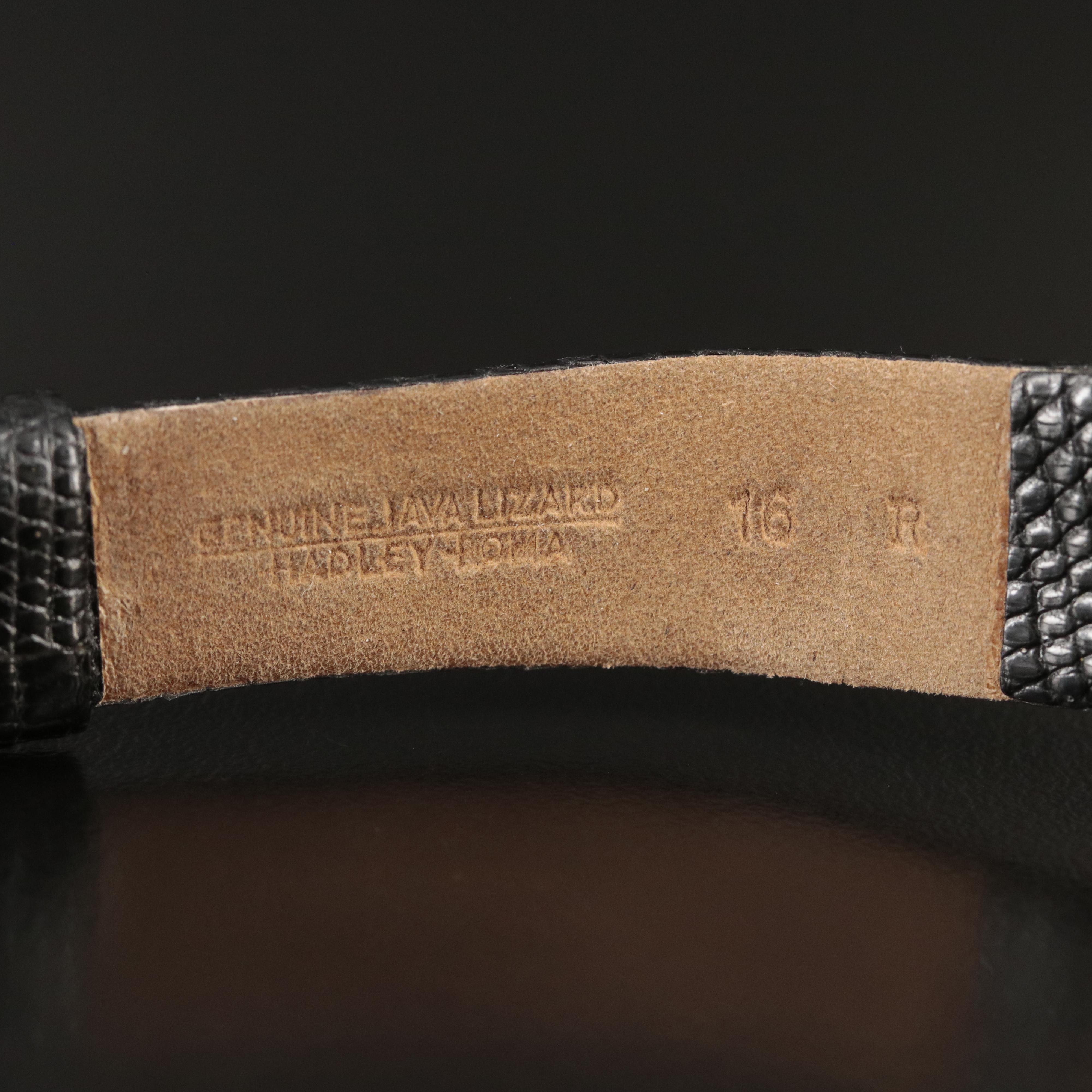 18K Baume & Mercier Roman Dial Watch