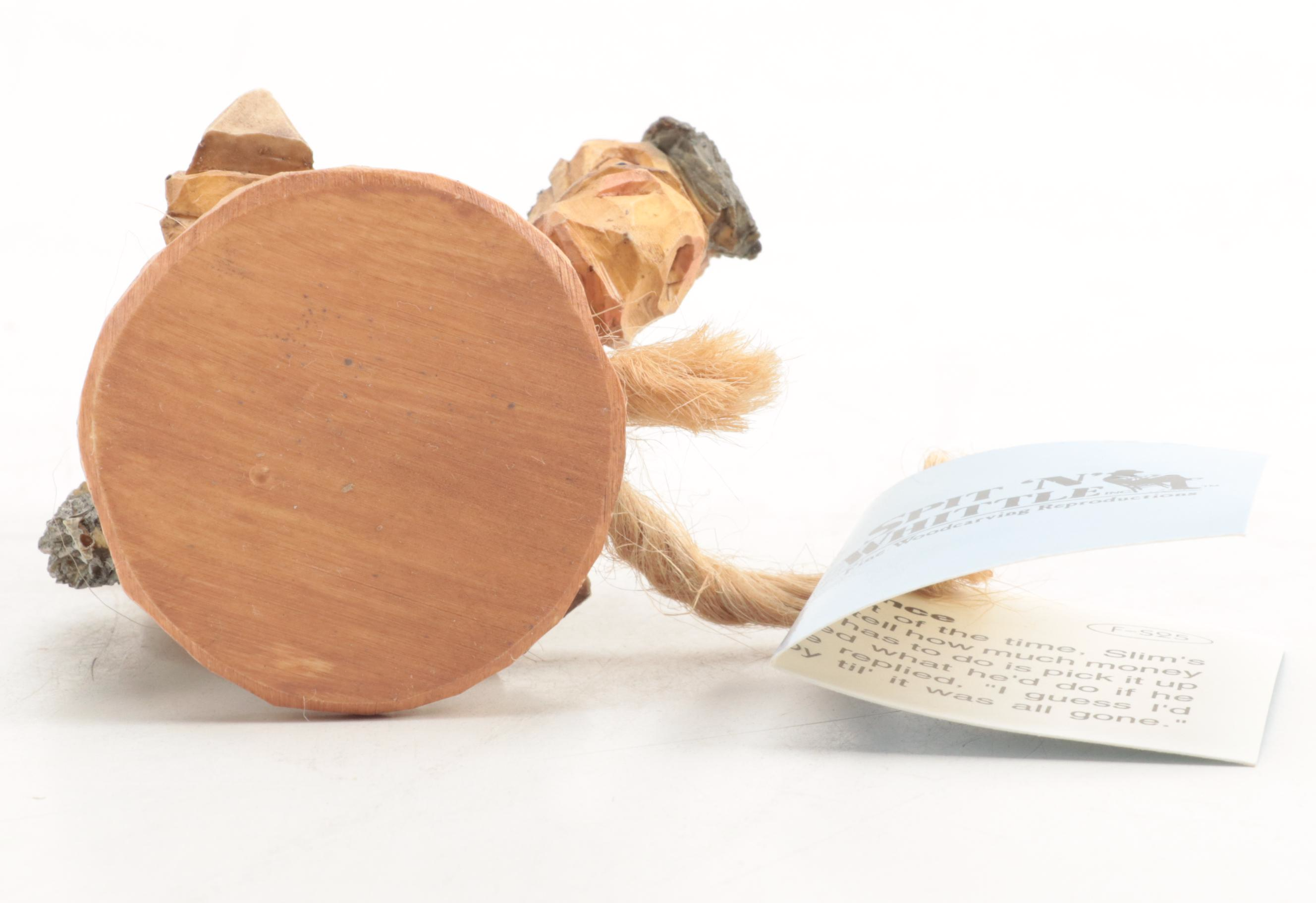 Chris Hammack for Spit 'N' Whittle Resin Cowboy and Cowgirl Figurines