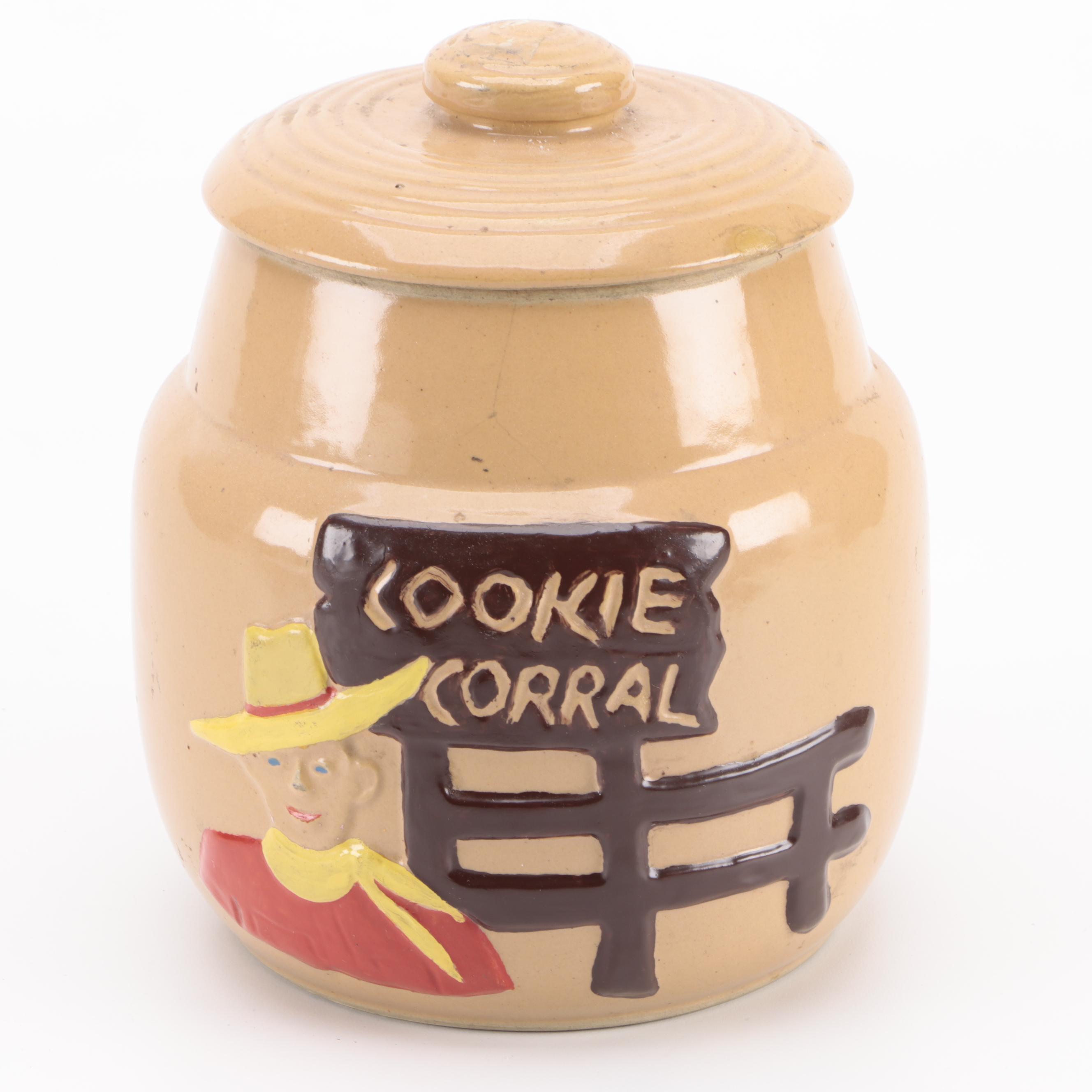 Ceramic and Other Western Themed Cookie Jars, Mid to Late 20th Century