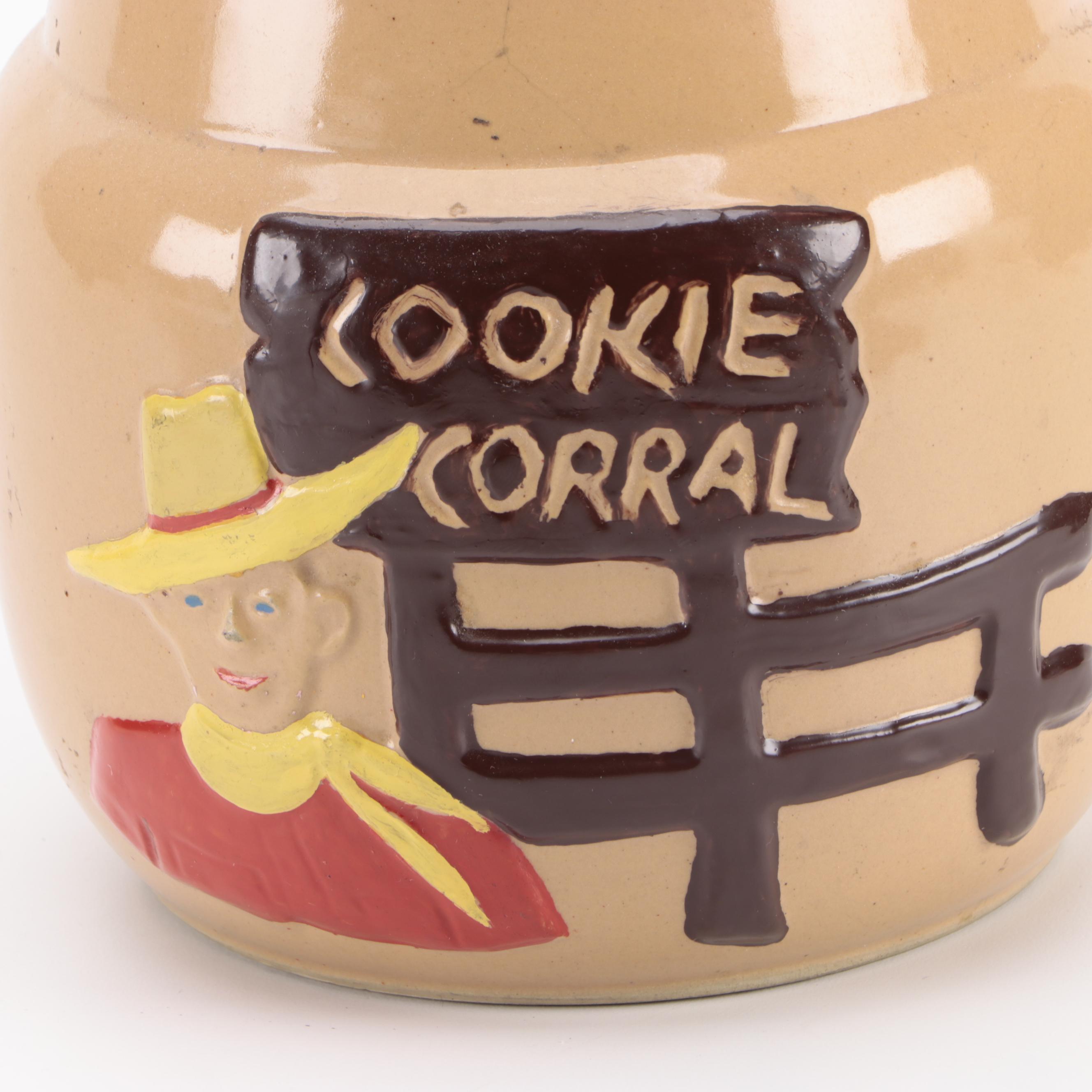 Ceramic and Other Western Themed Cookie Jars, Mid to Late 20th Century