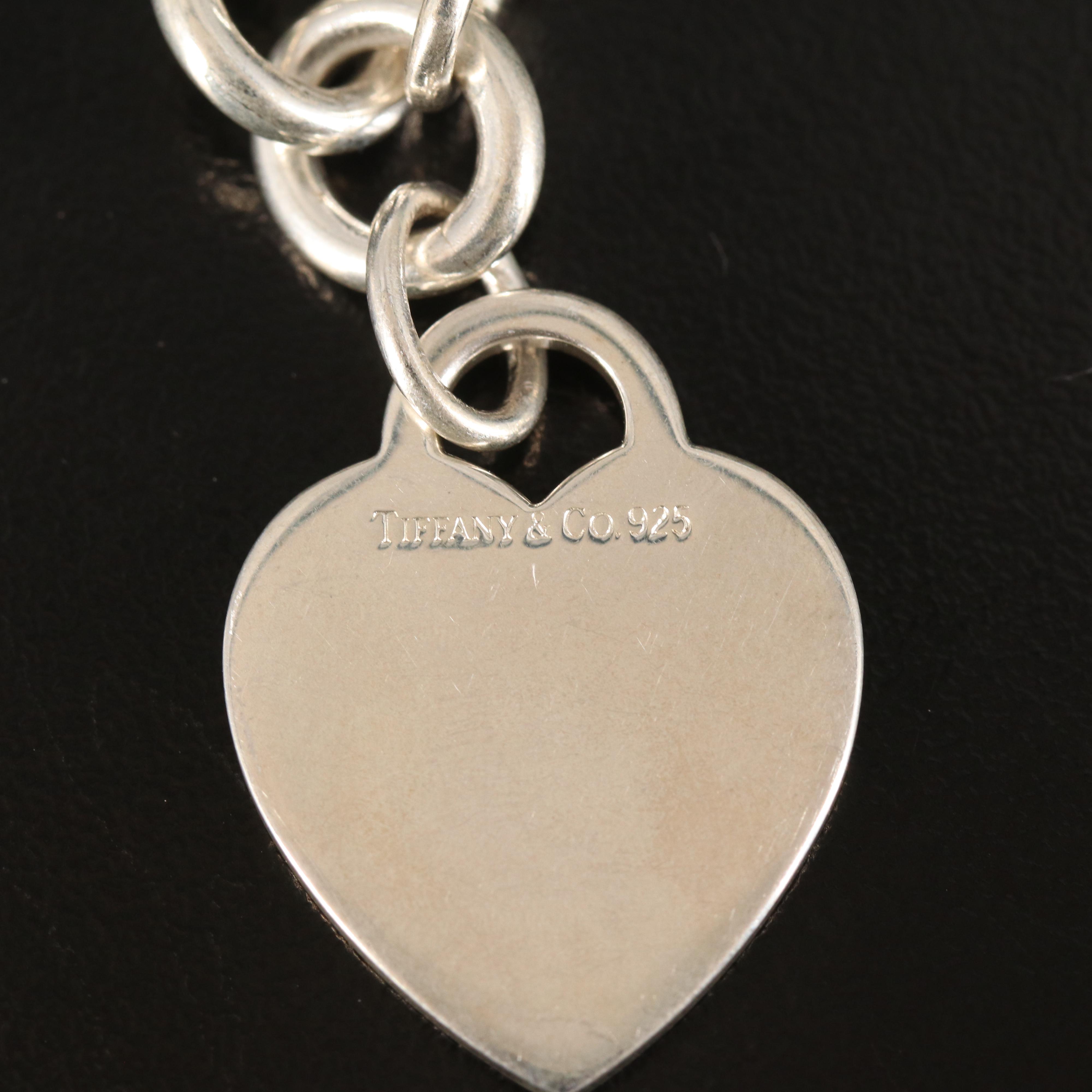 Tiffany & Co. Sterling Jewelry and Key Chains Including Aquamarine