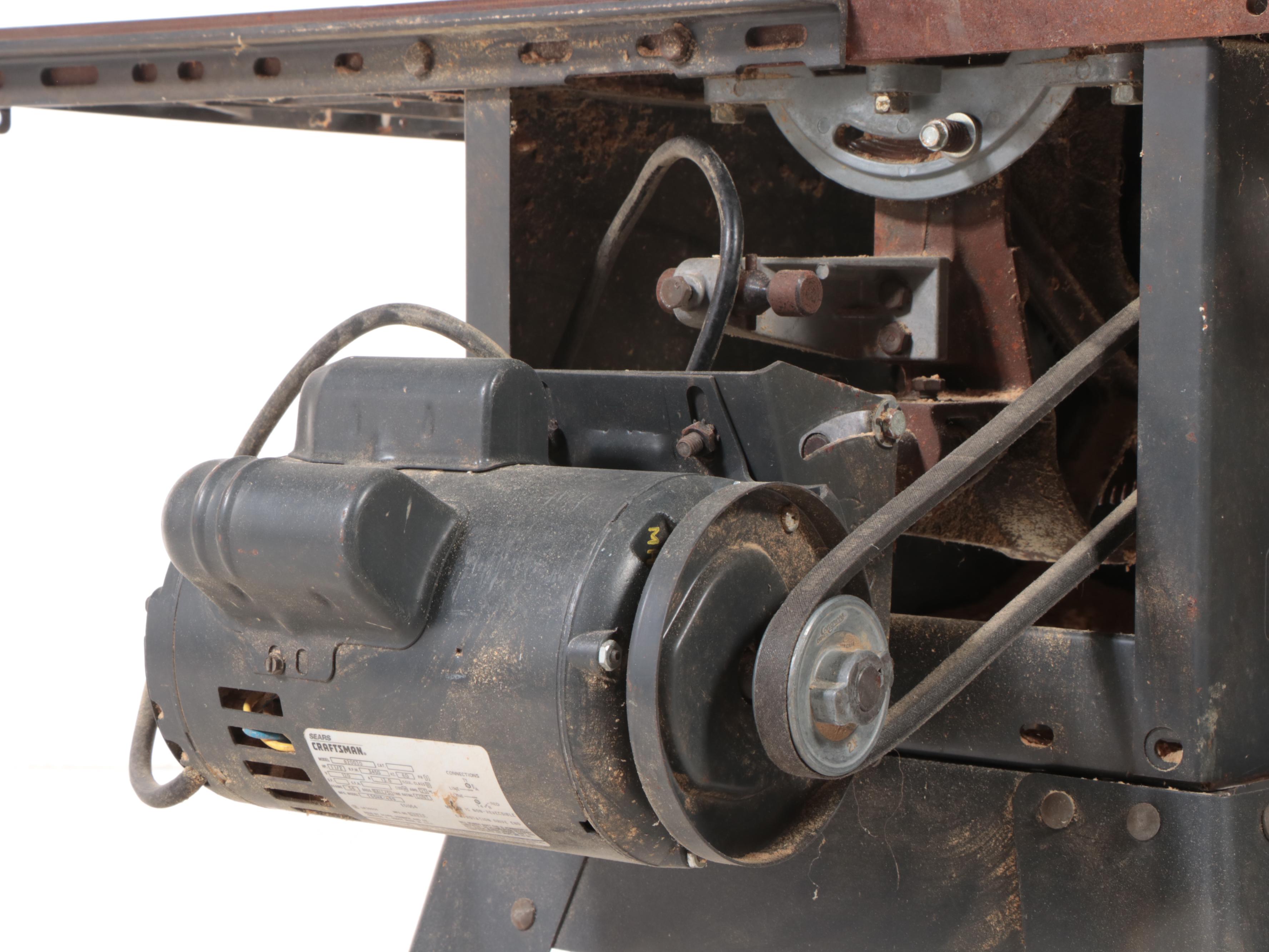 Sears, Roebuck and Co. "Model 113.298762" Table Saw