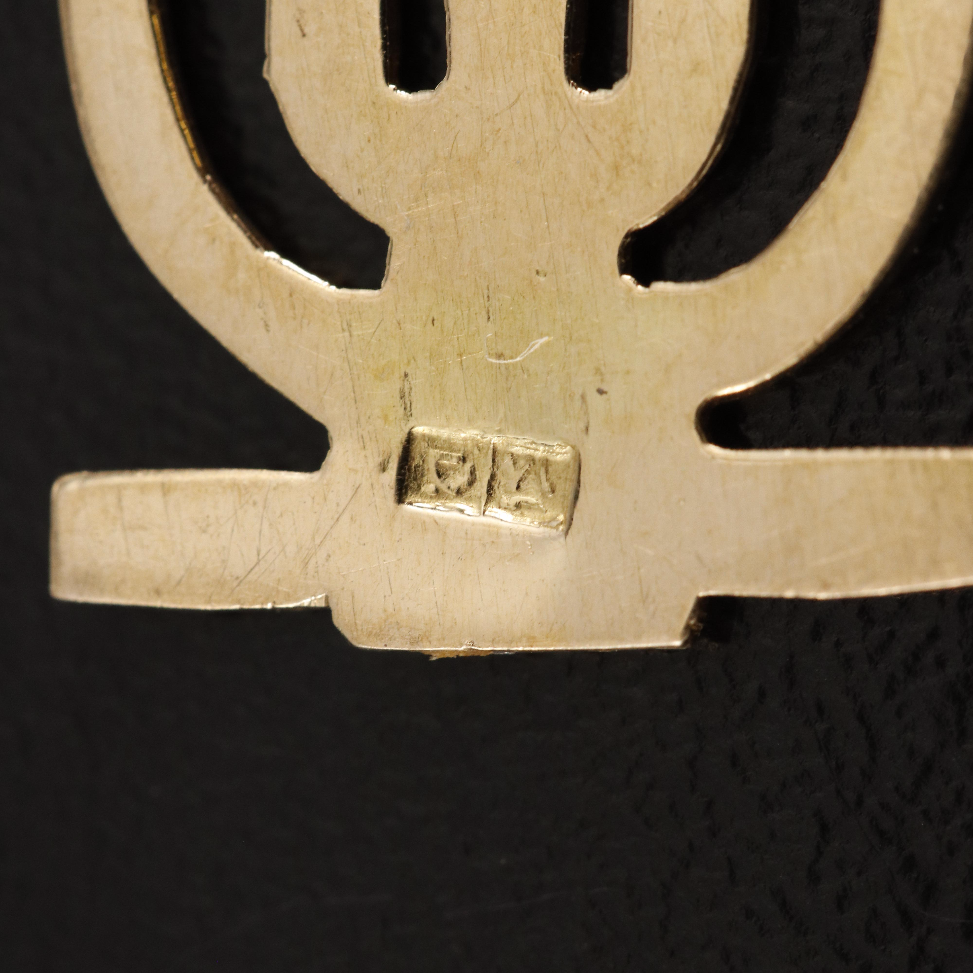Egyptian 18K Hieroglyphics Pendant