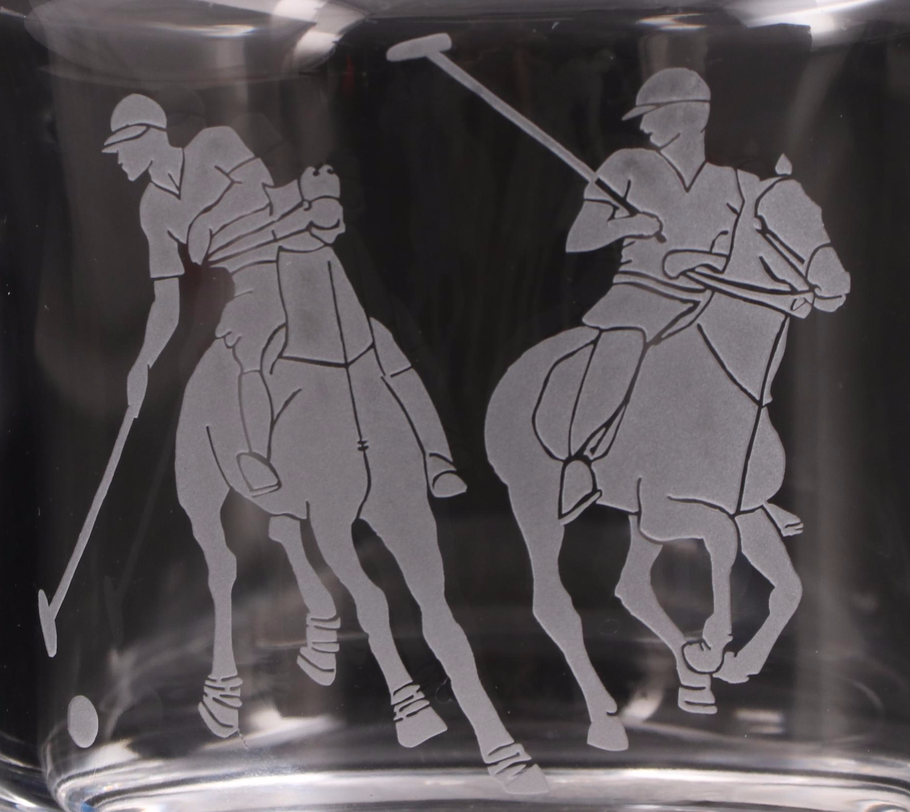 Ralph Lauren "Garrett" Frosted Crystal Decanter, 2014-2019