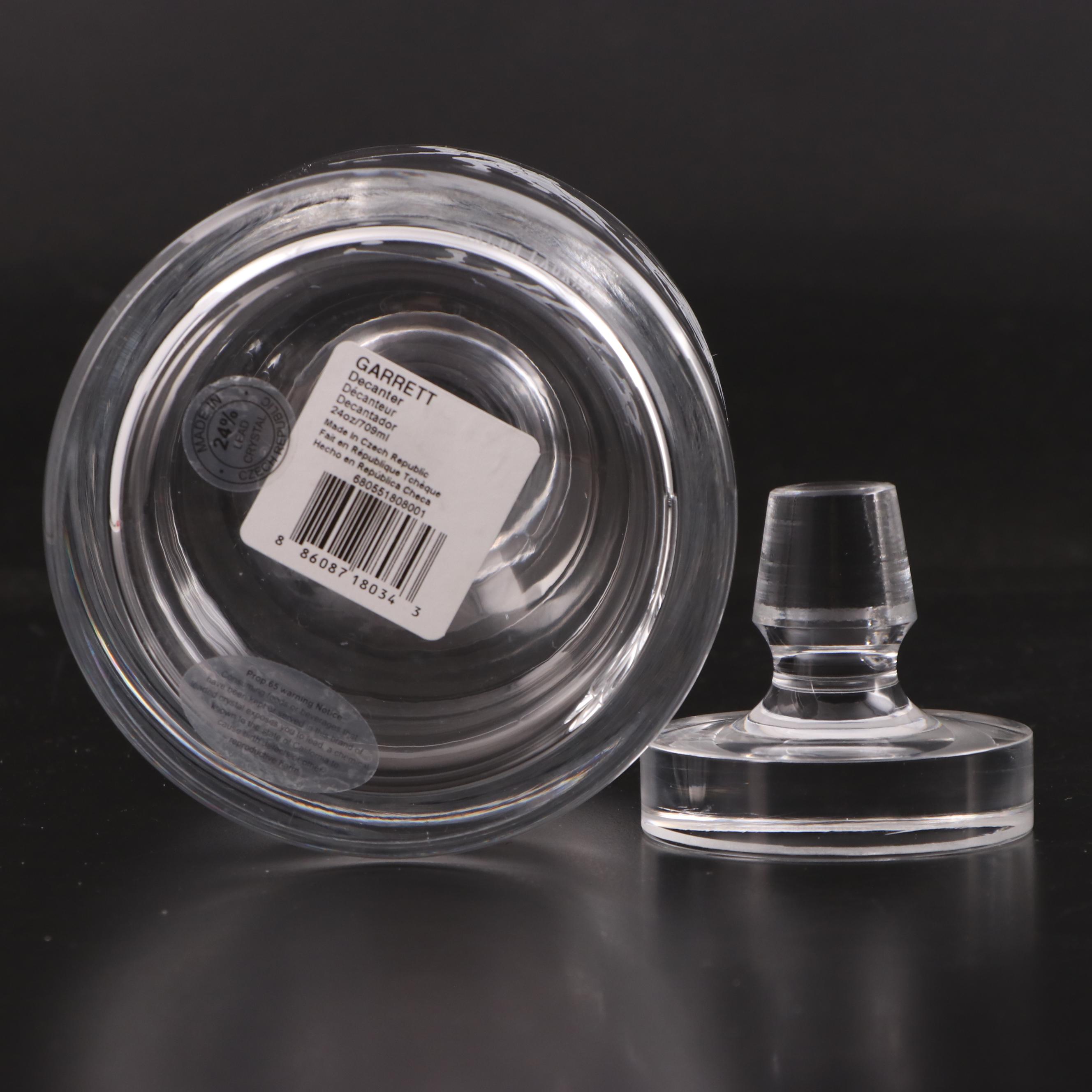 Ralph Lauren "Garrett" Frosted Crystal Decanter, 2014-2019