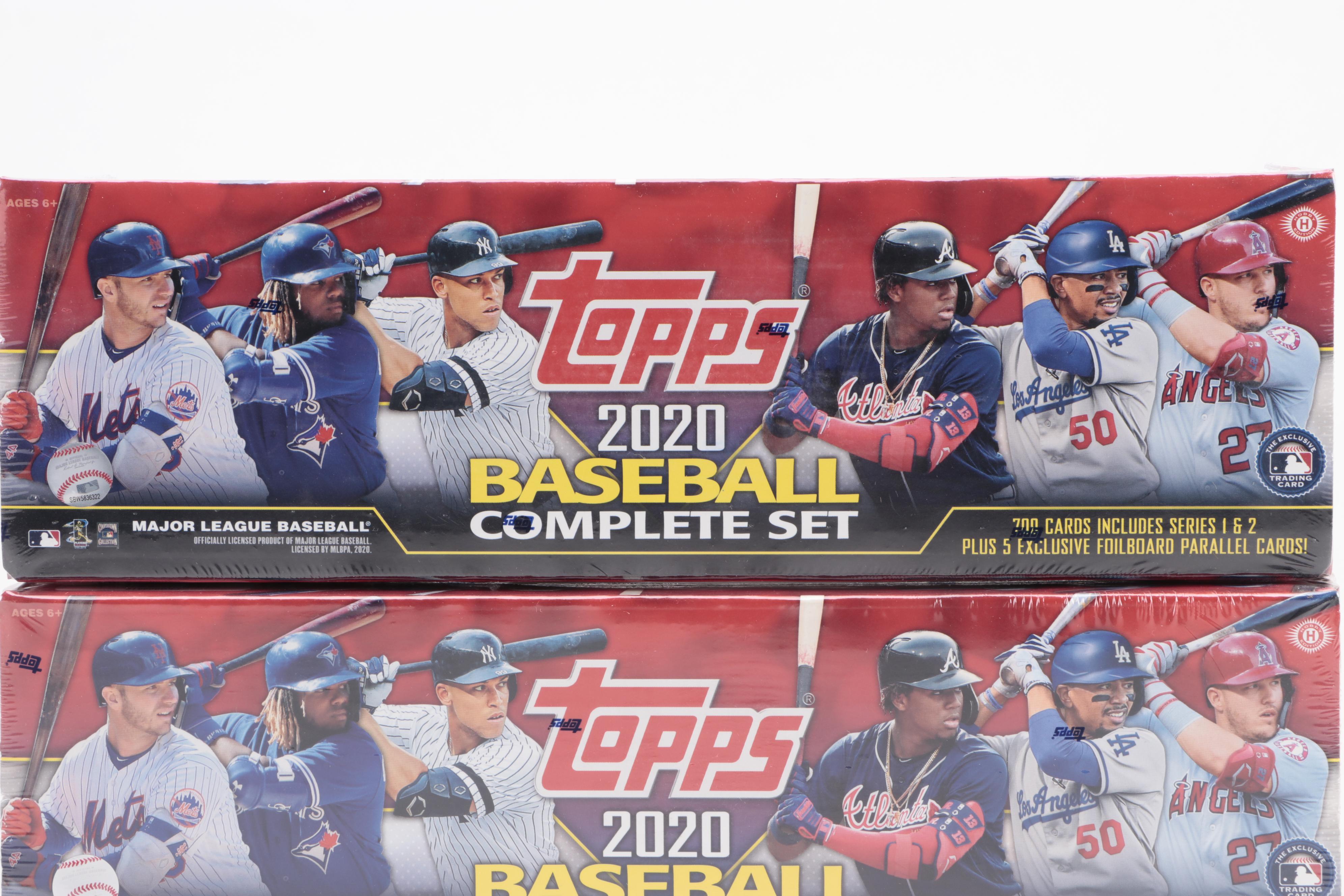 Factory Sealed 2020 Topps Baseball Cards Complete Sets
