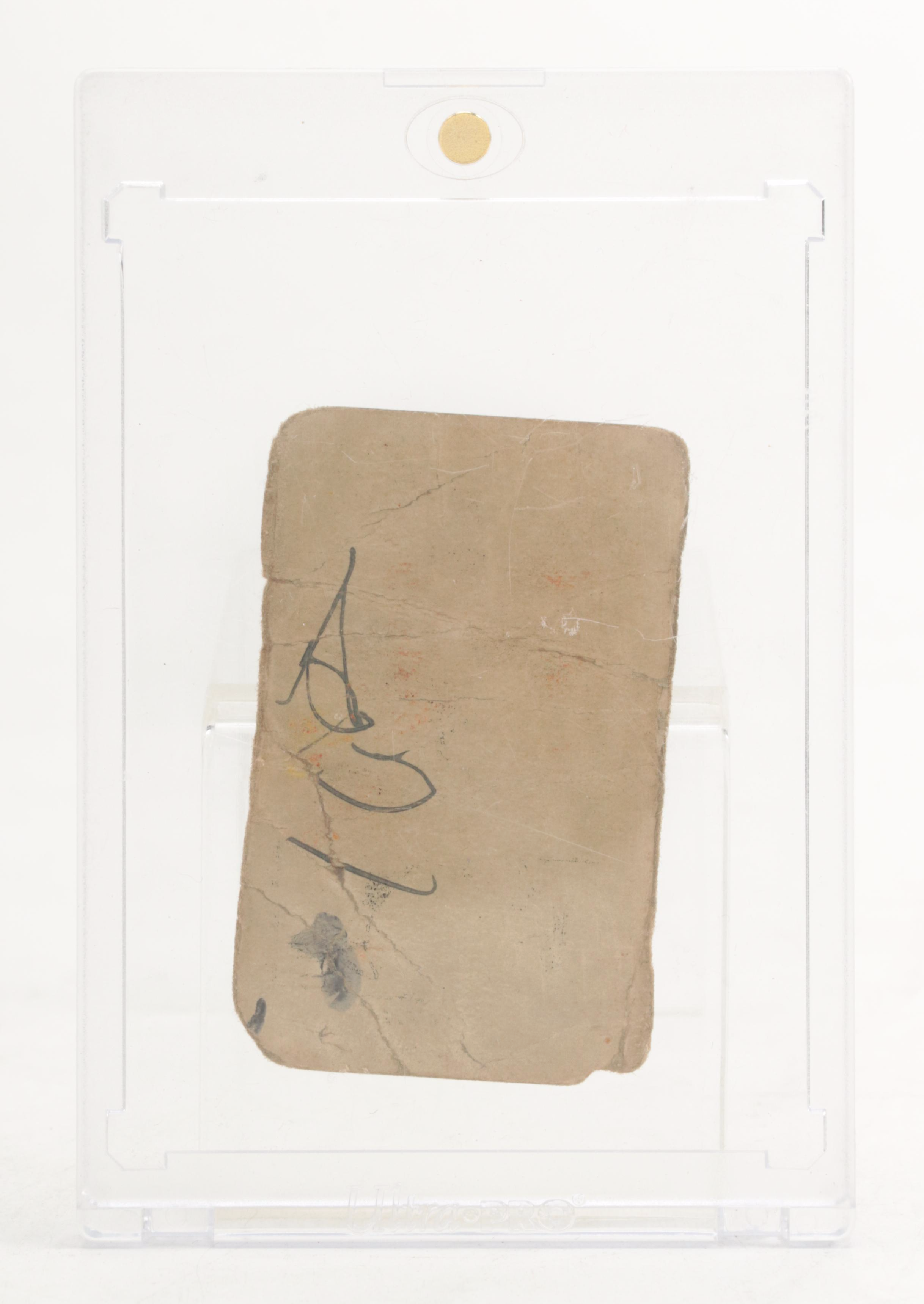 1920 W516-1-2 Babe Ruth #1 Pitcher Hand Cut Baseball Strip Card