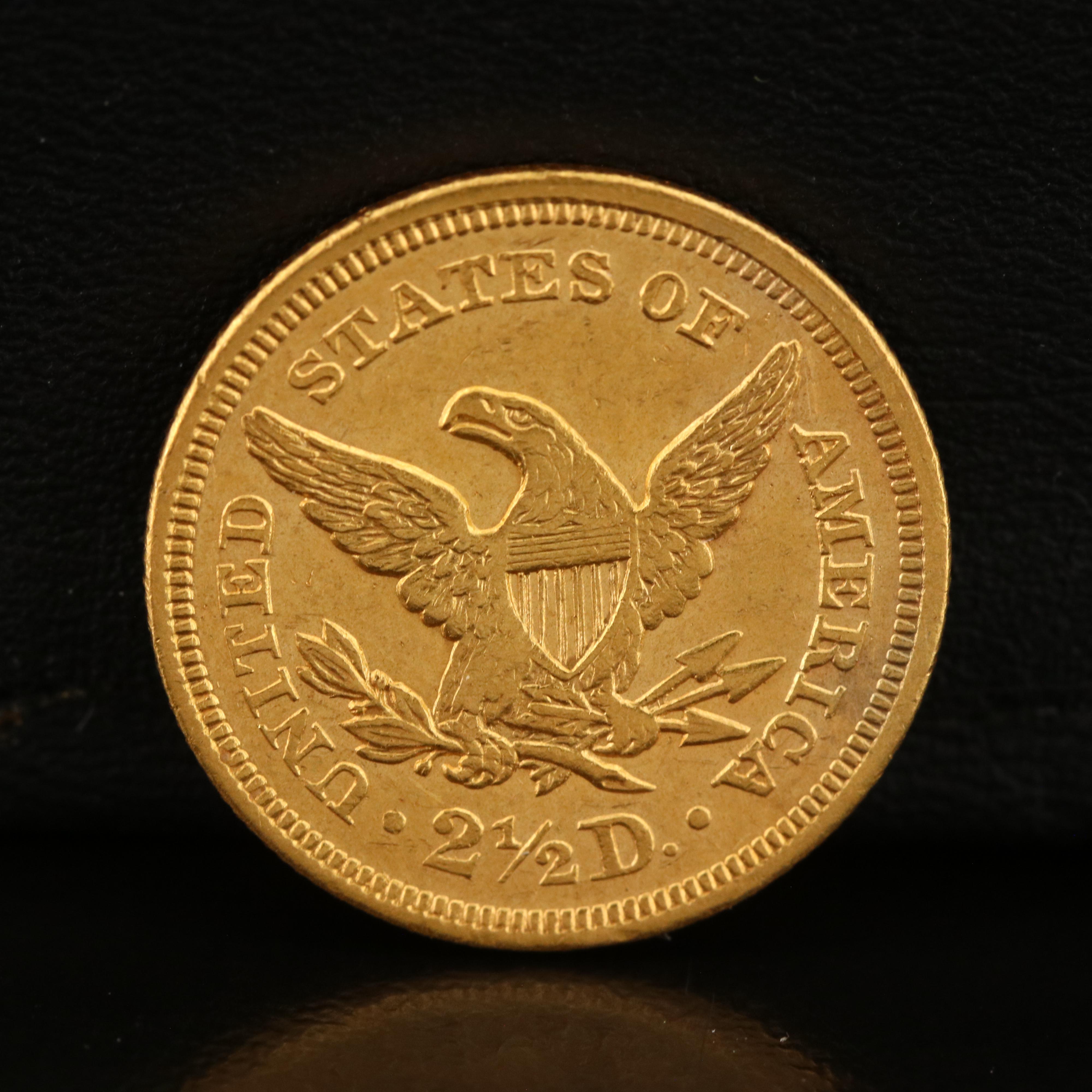 1851 Liberty Head $2 1/2 Gold Coin