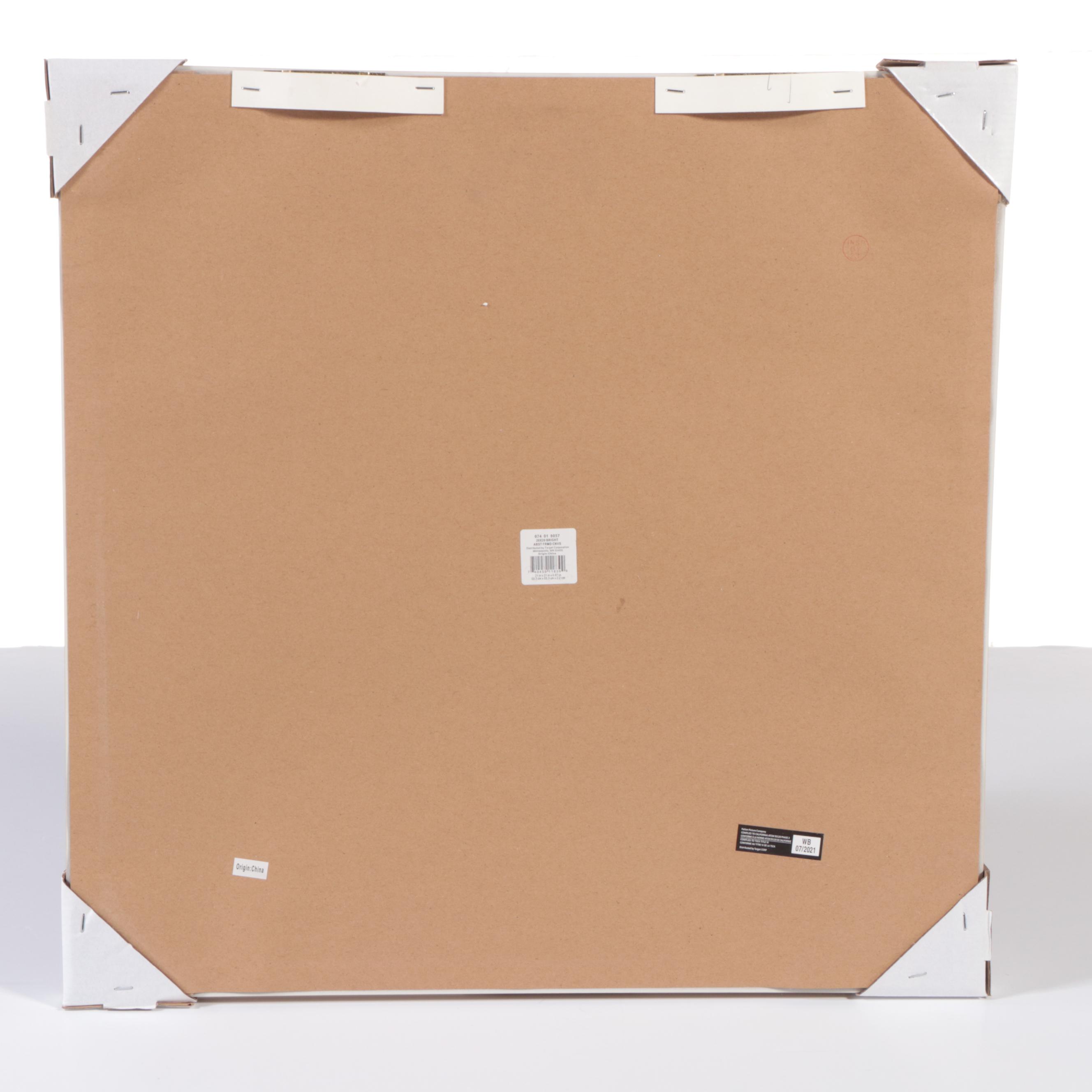 Threshold Abstract Blue and Pink Giclée, 2021