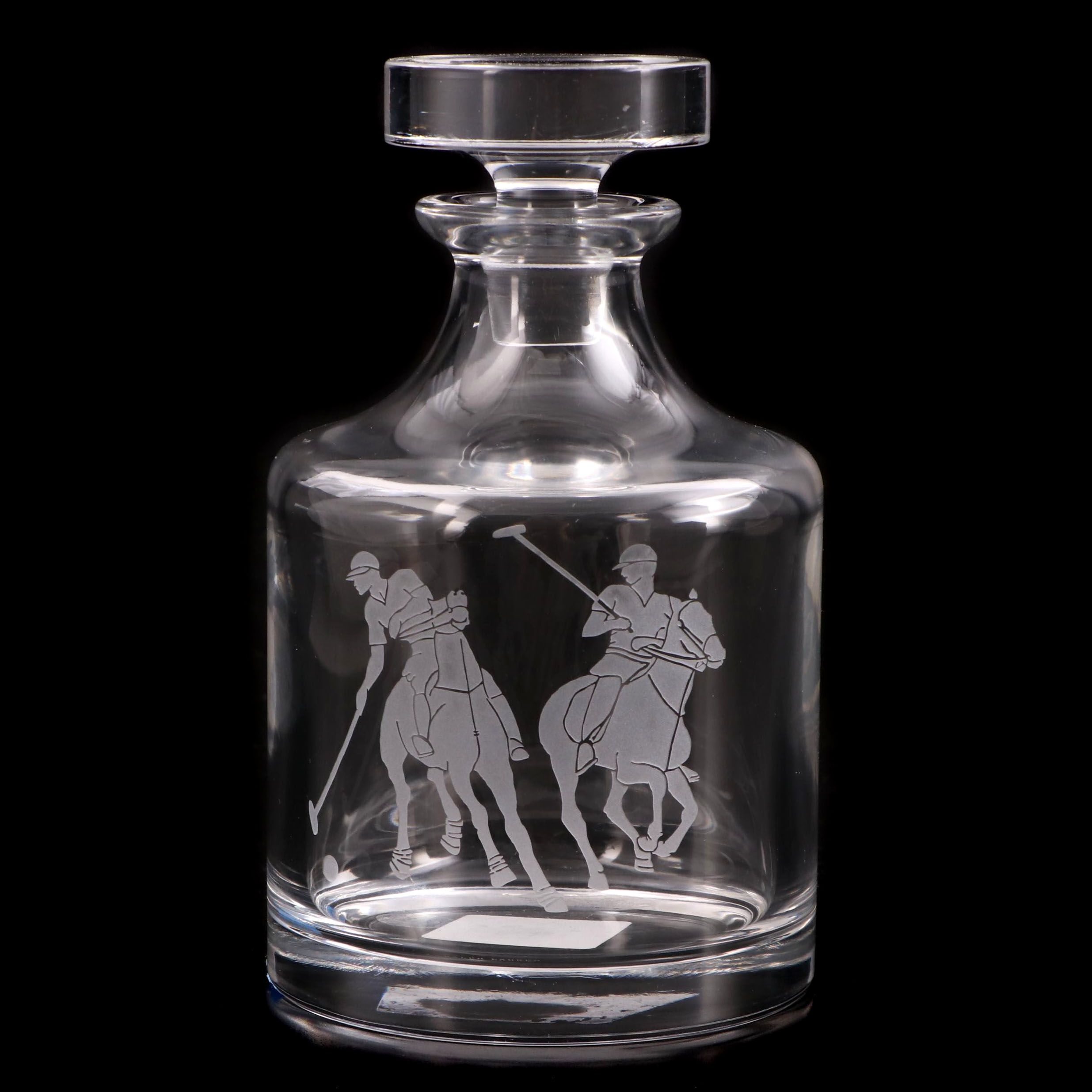 Ralph Lauren "Garrett" Frosted Crystal Decanter, 2014-2019