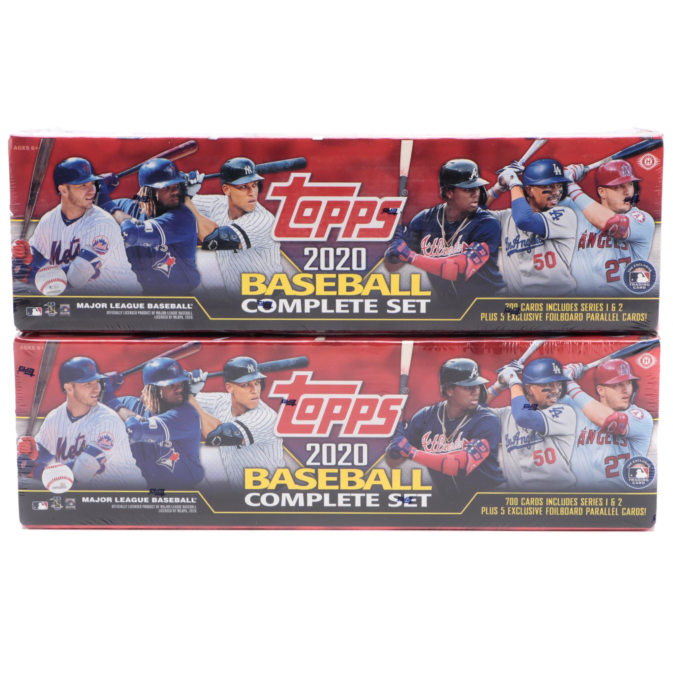 Factory Sealed 2020 Topps Baseball Cards Complete Sets