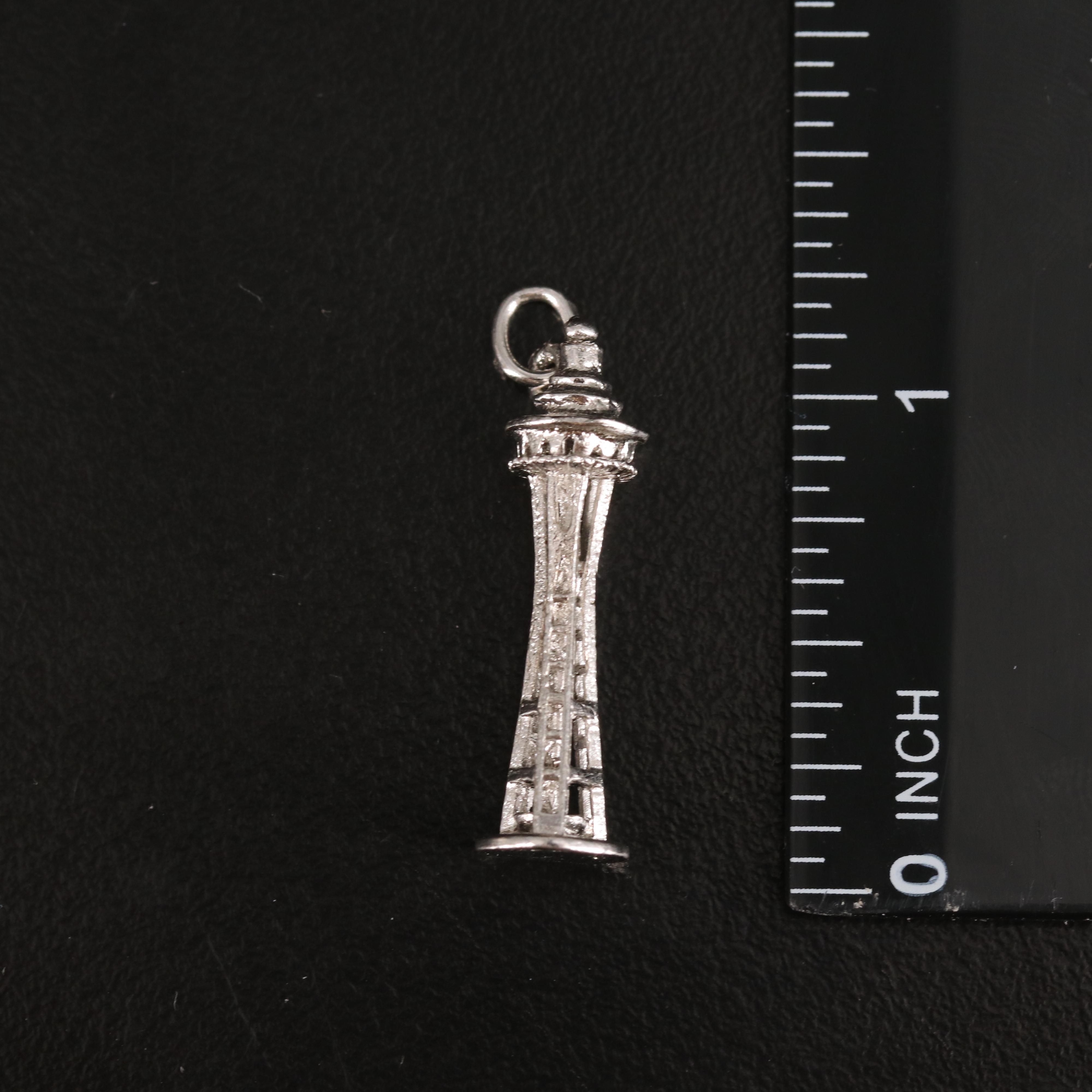 Vintage Sterling Charm Grouping Including Travel