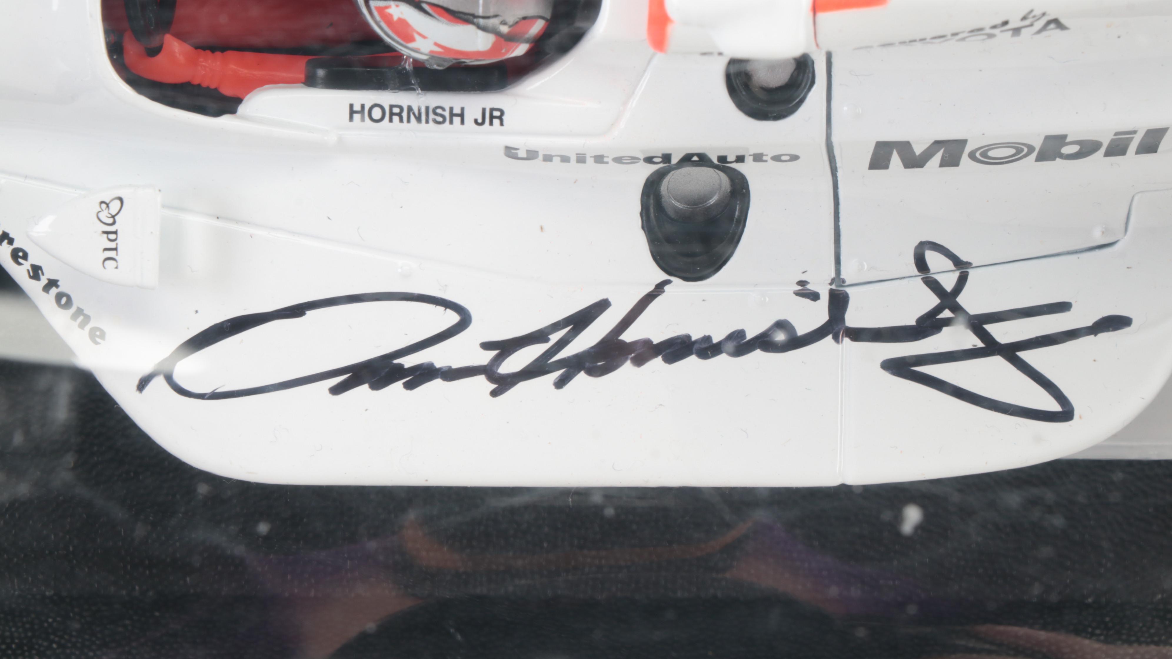 Dan Wheldon, Sarah Fisher, Sam Hornish Jr. Signed Indy 500 Diecast Cars, Relics
