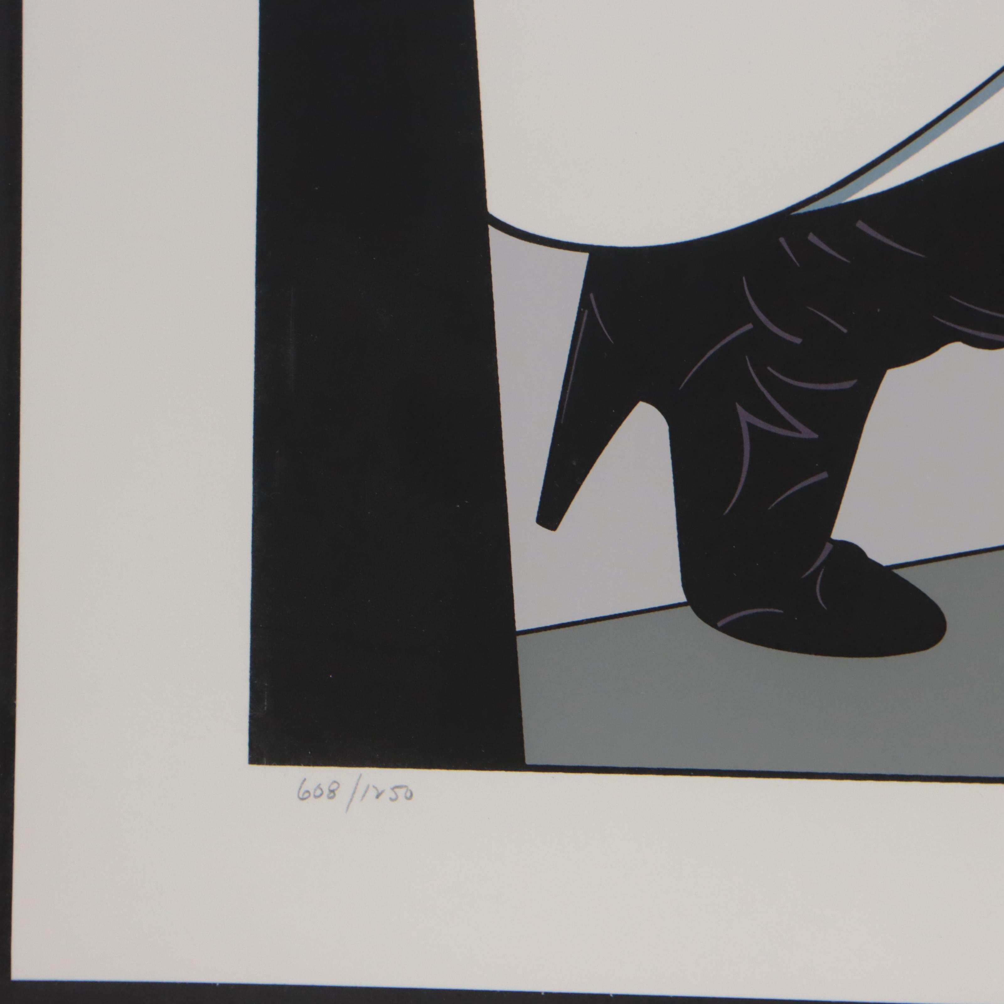 Serigraph After Patrick Nagel From The Playboy Portfolio