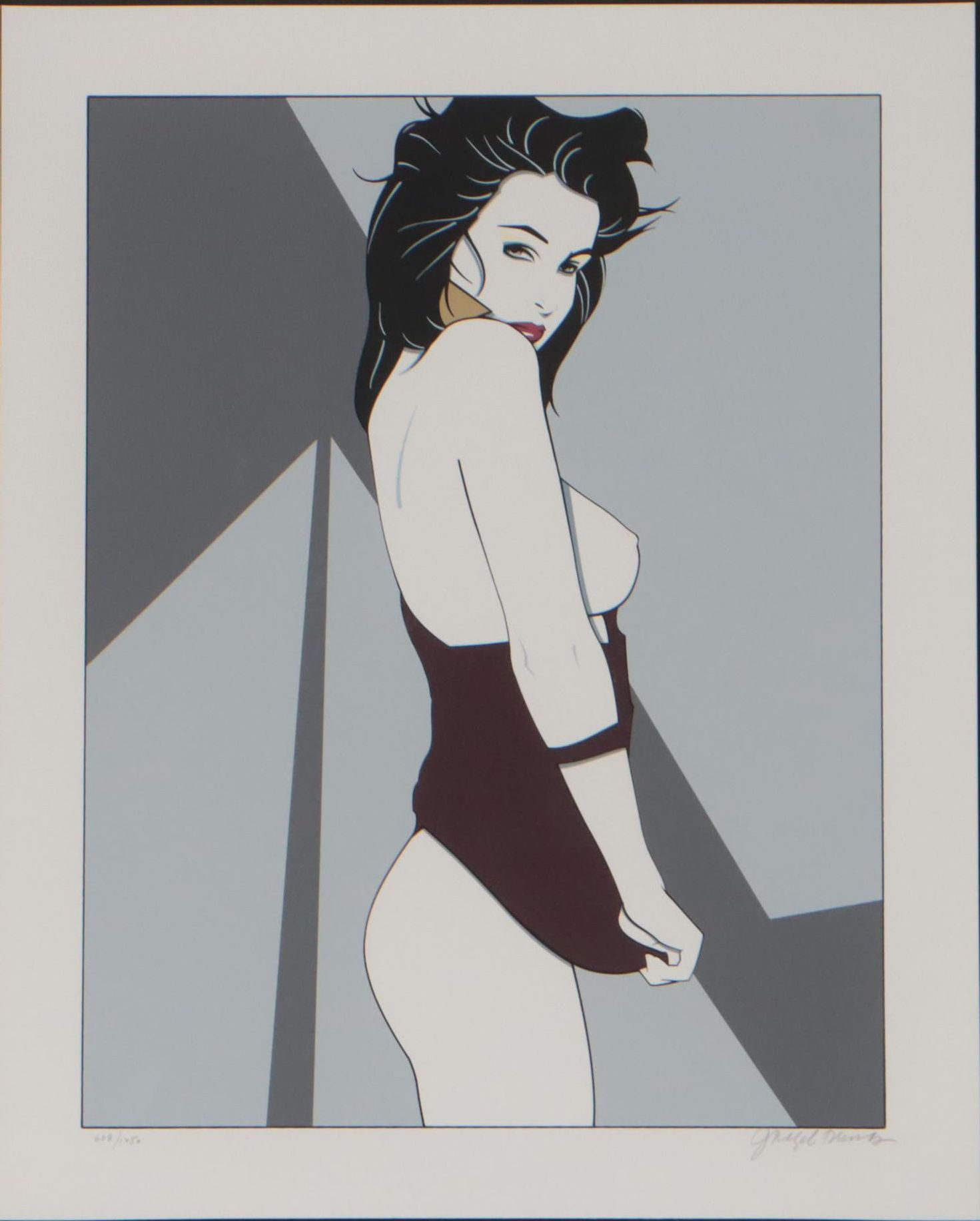 Serigraph After Patrick Nagel From The Playboy Portfolio