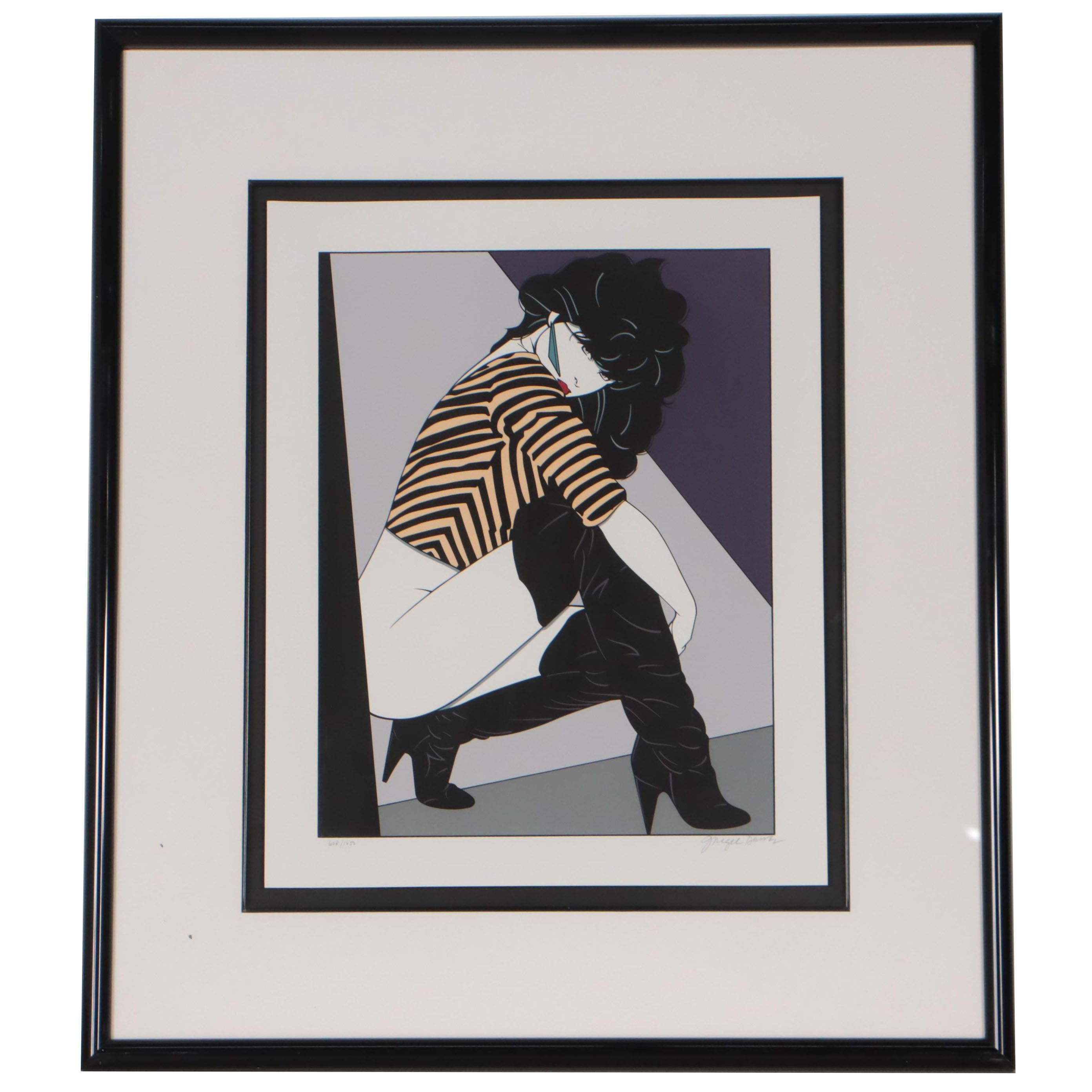 Serigraph After Patrick Nagel From The Playboy Portfolio