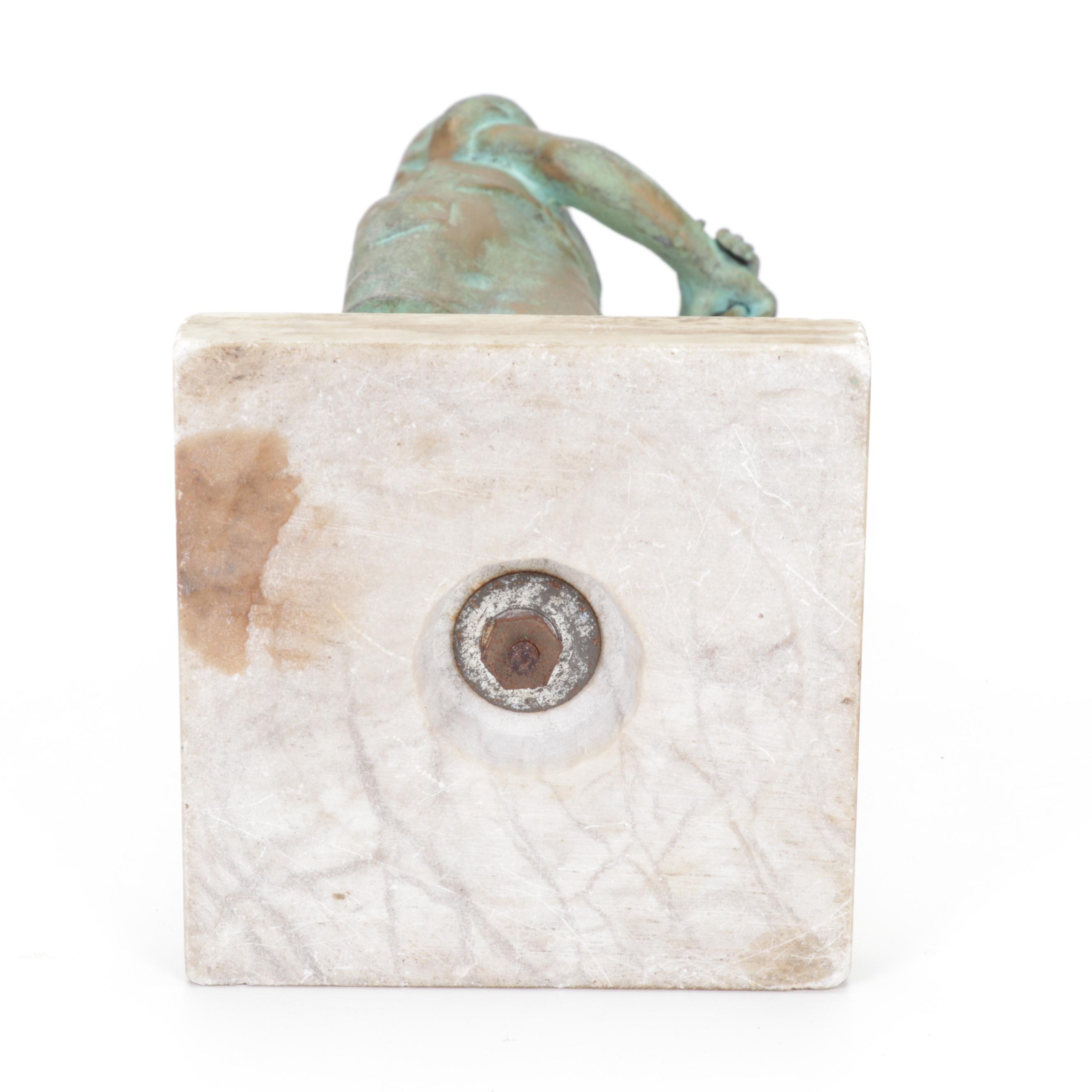 Composite Sculpture of Young Blacksmith, Circa 2000