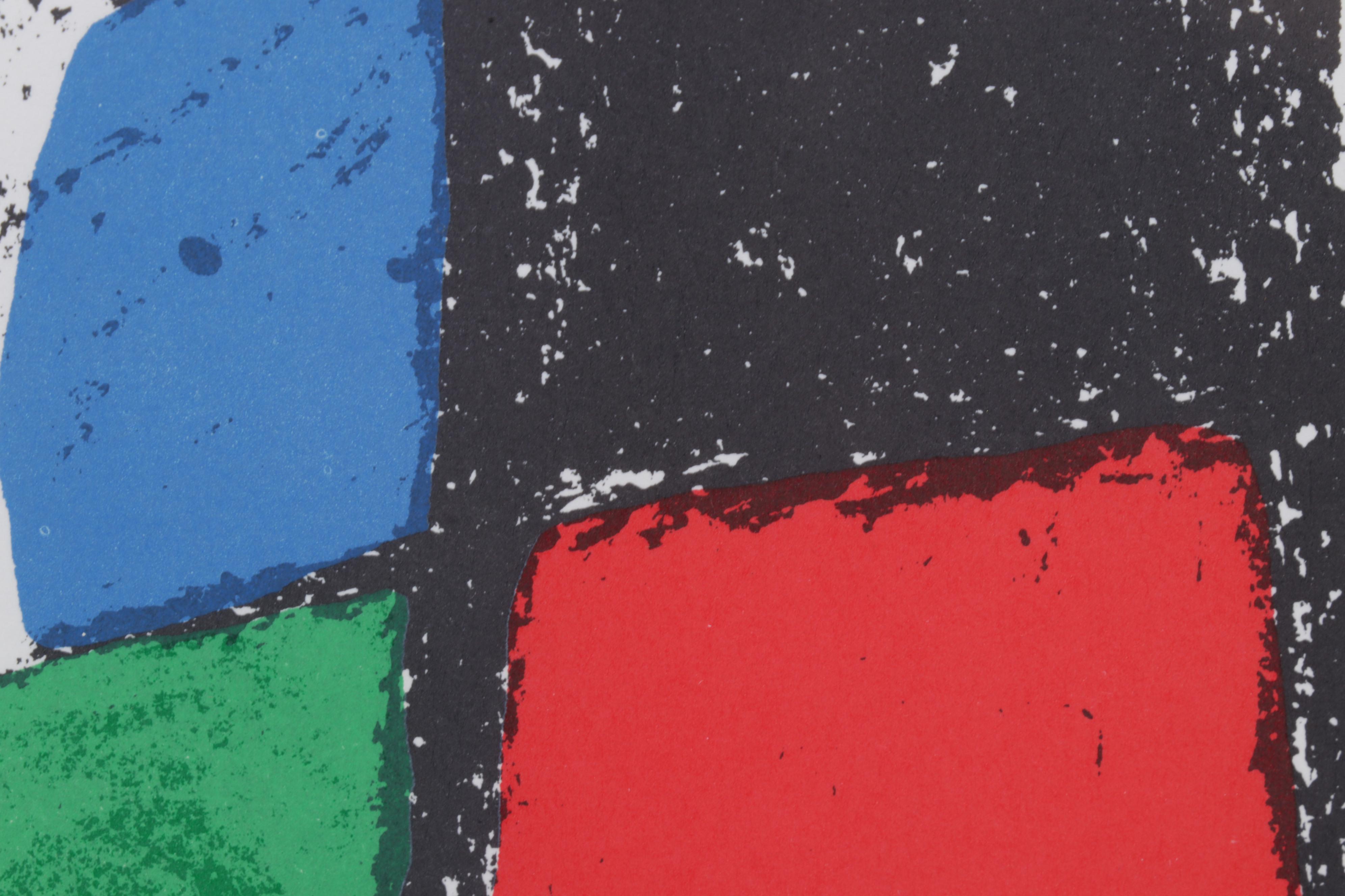 Joan Miró Color Lithograph From "Lithographs II," 1975