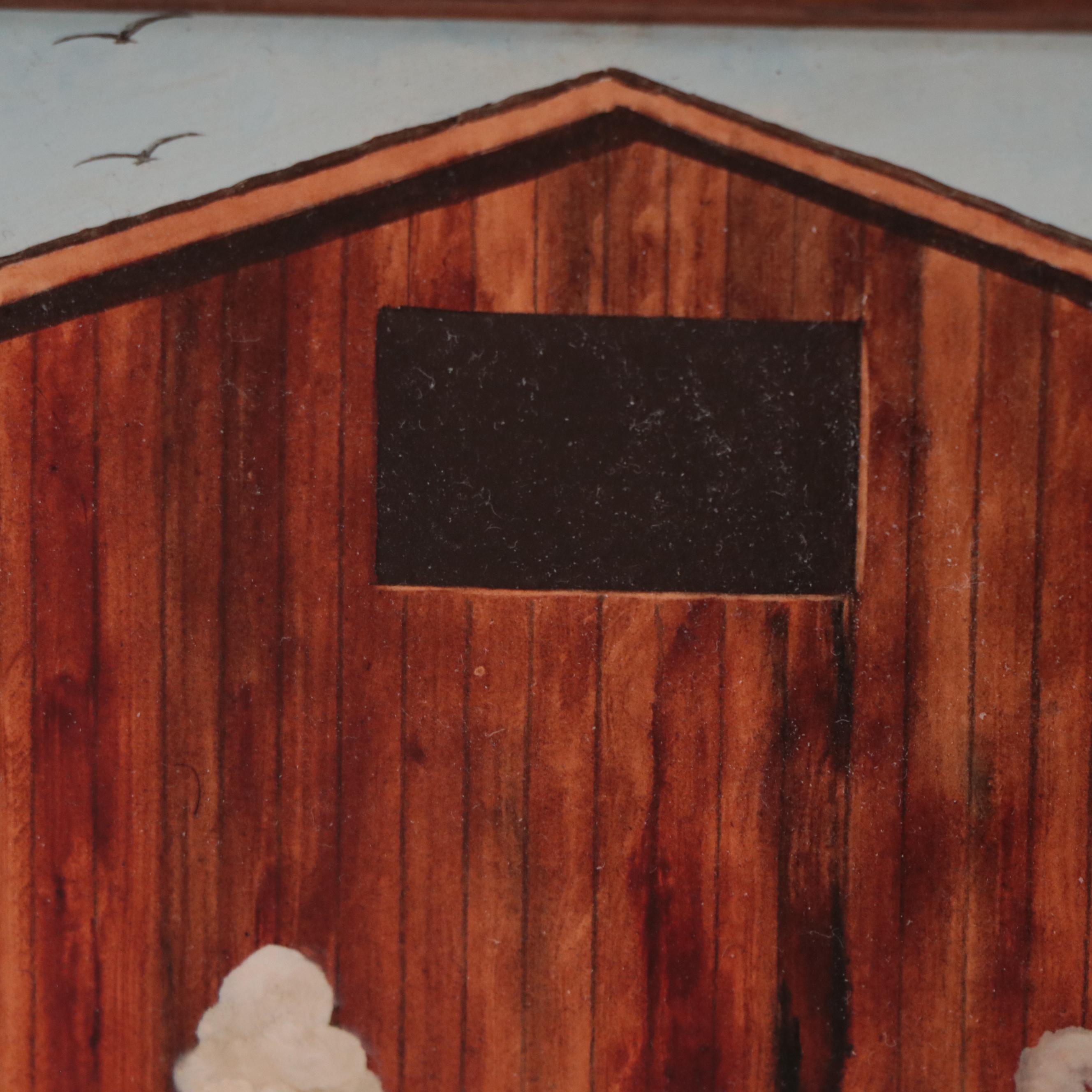 Frank Whipple Acrylic Painting of Nuns Smoking