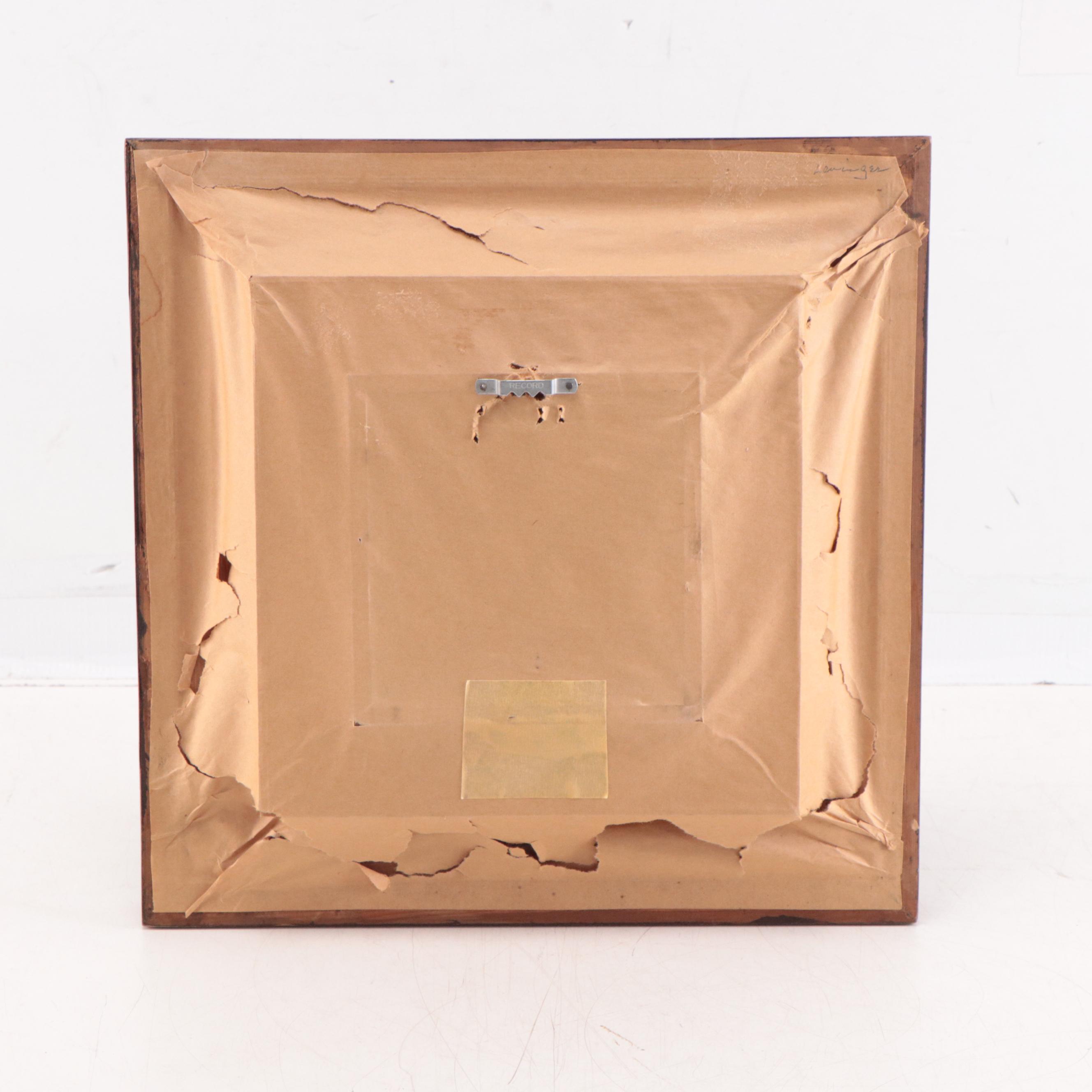 Frank Whipple Acrylic Painting of Nuns Smoking