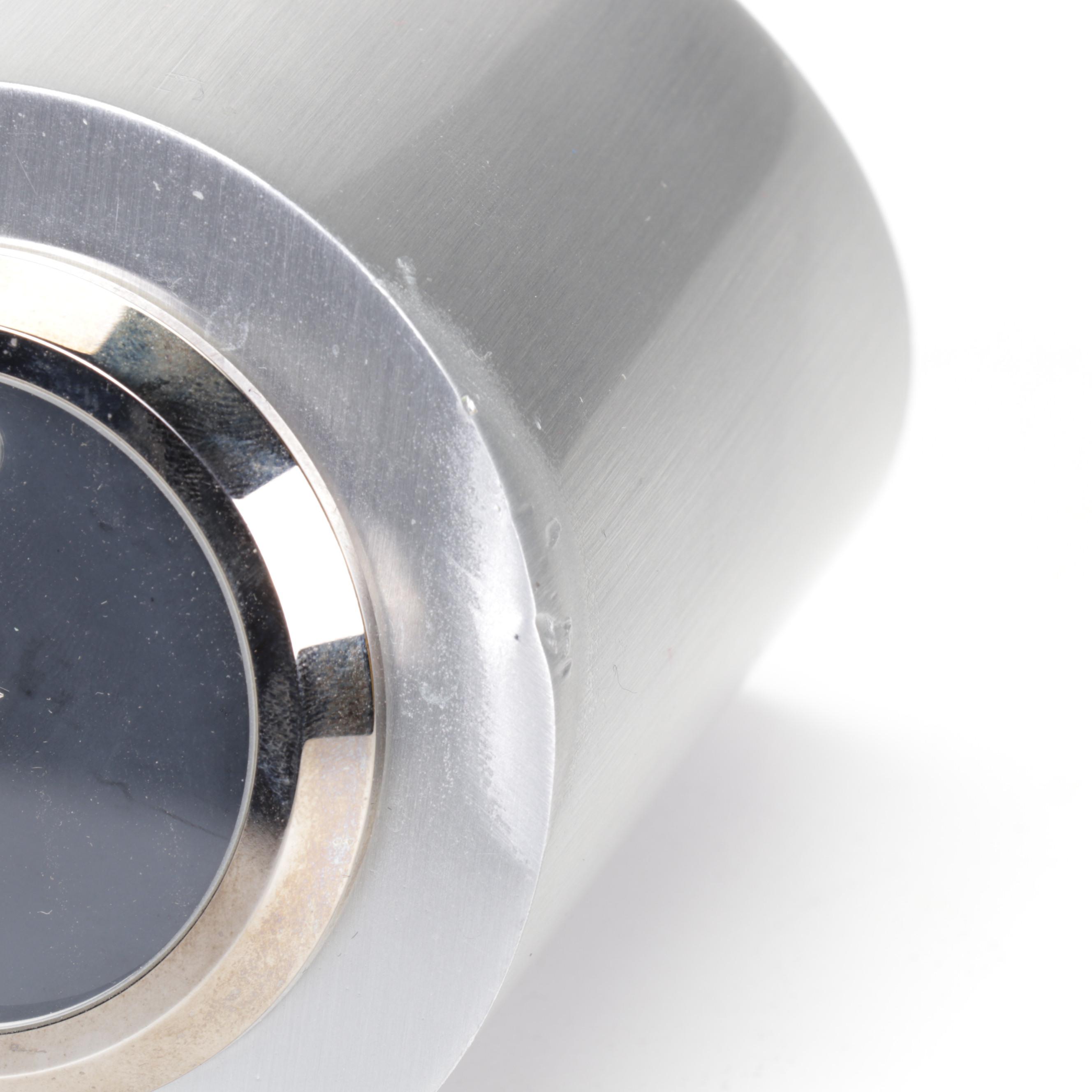 Movado Metal Dual-Face Desk Clock