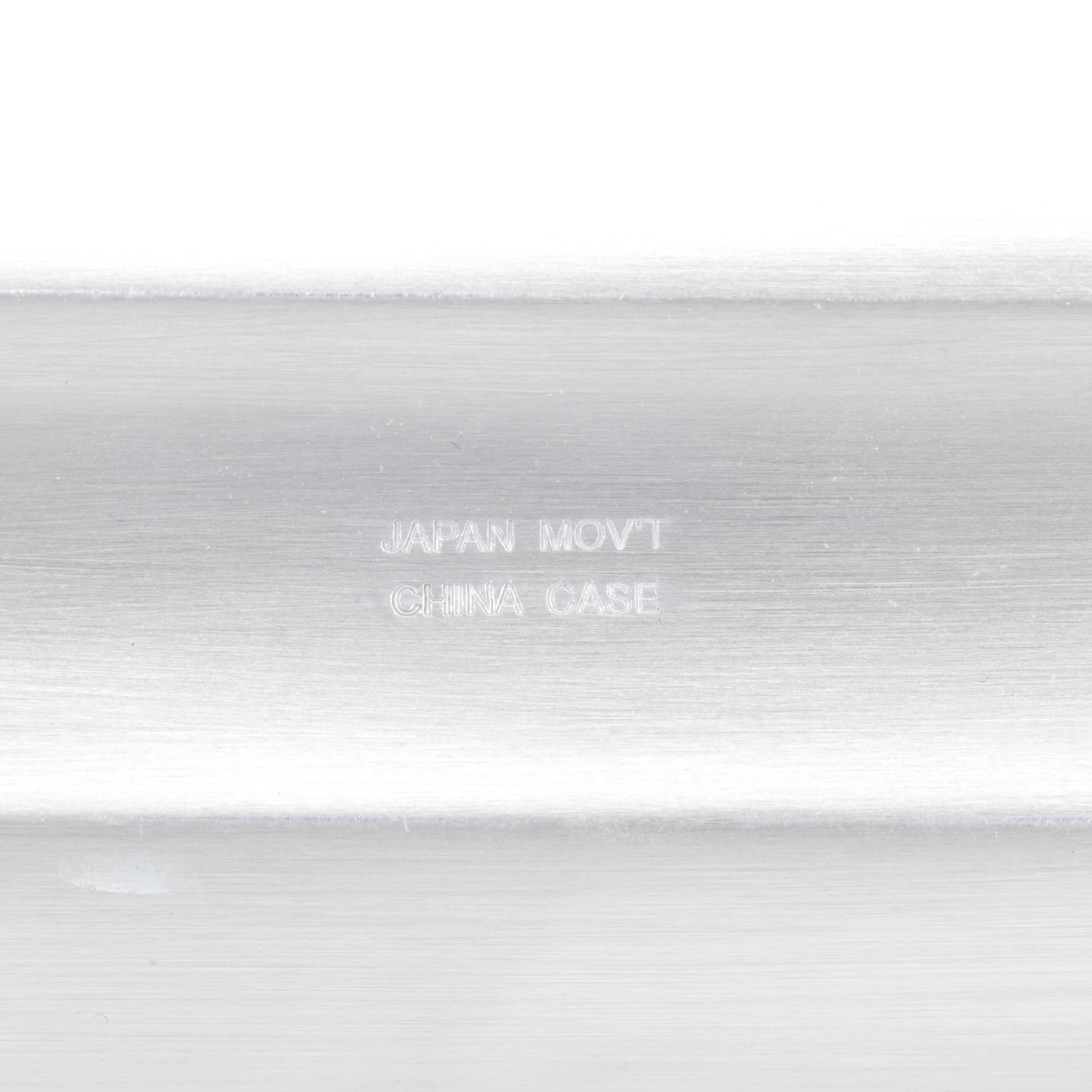 Movado Metal Dual-Face Desk Clock