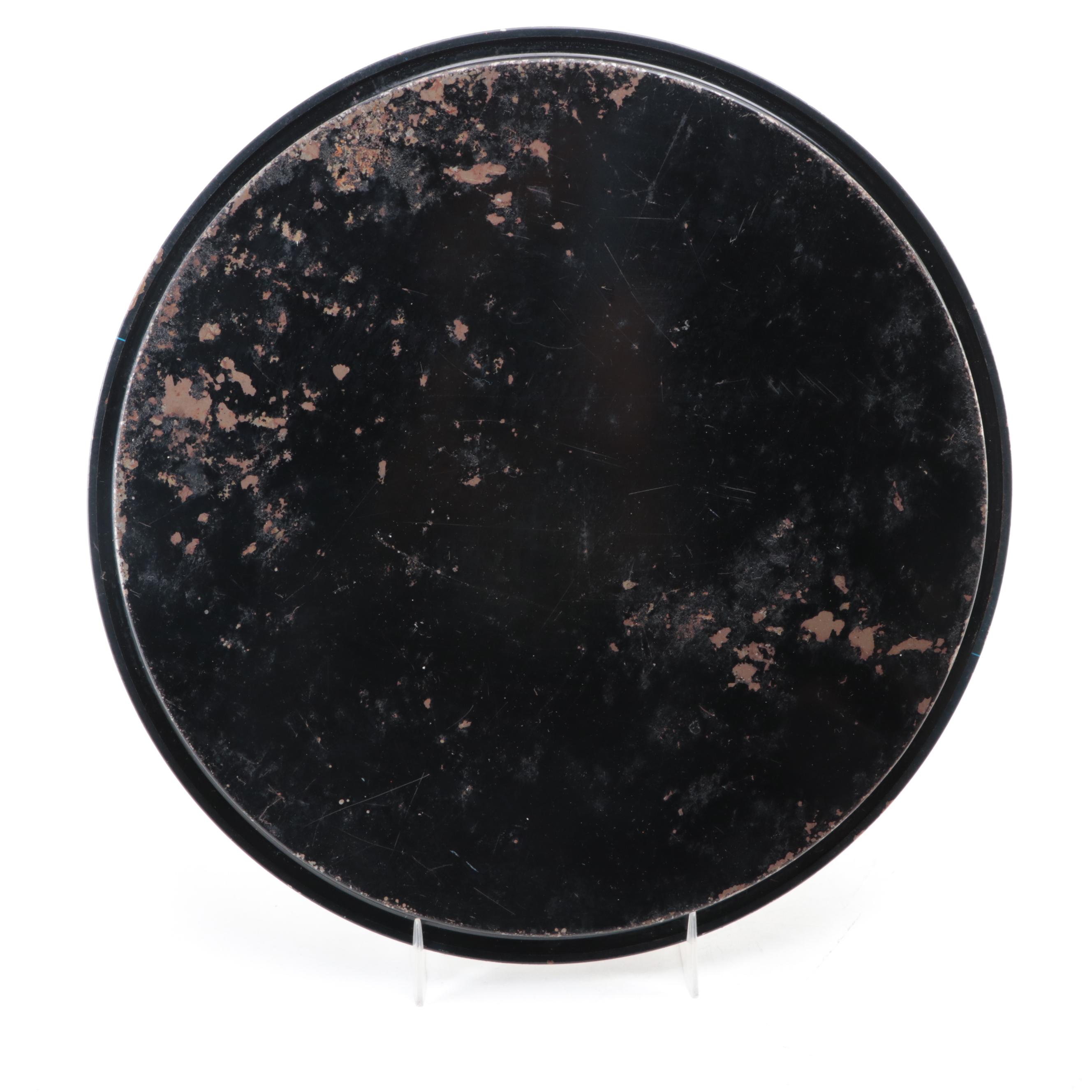 Tin Lithograph Native American Chief Portrait Serving Trays