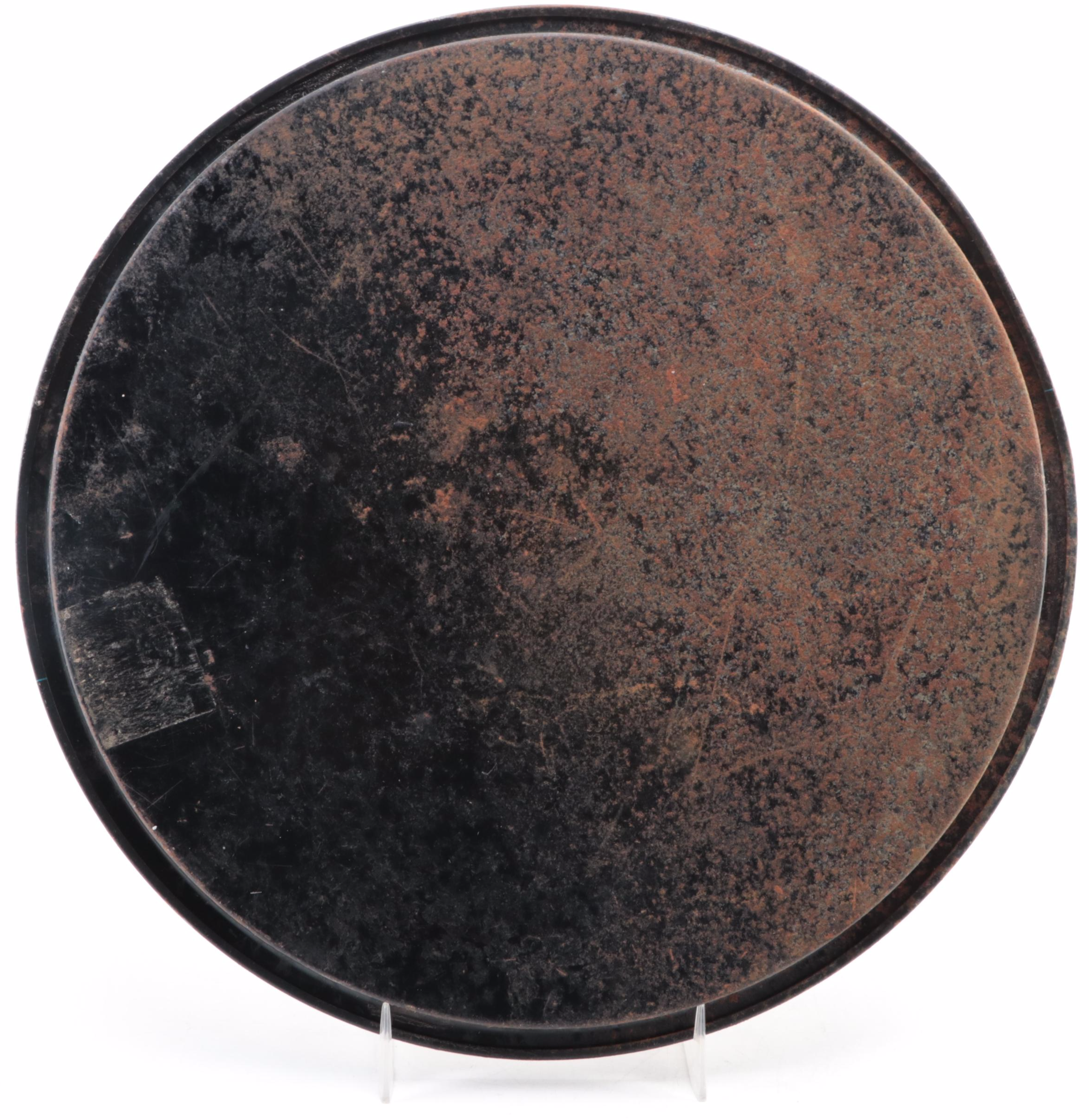 Tin Lithograph Native American Chief Portrait Serving Trays