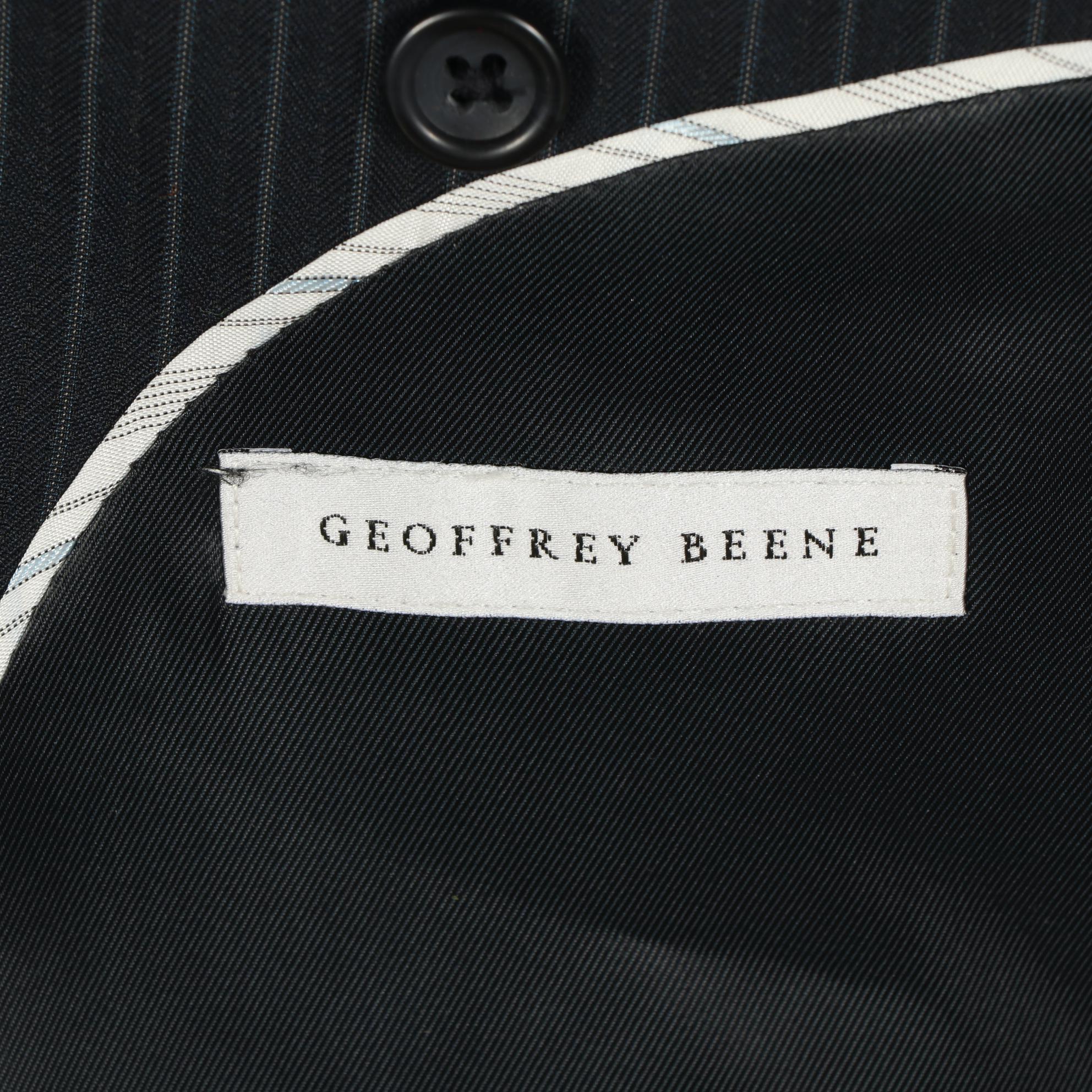Geoffrey Beene Suit Jacket in Pinstripe and Silk Ties