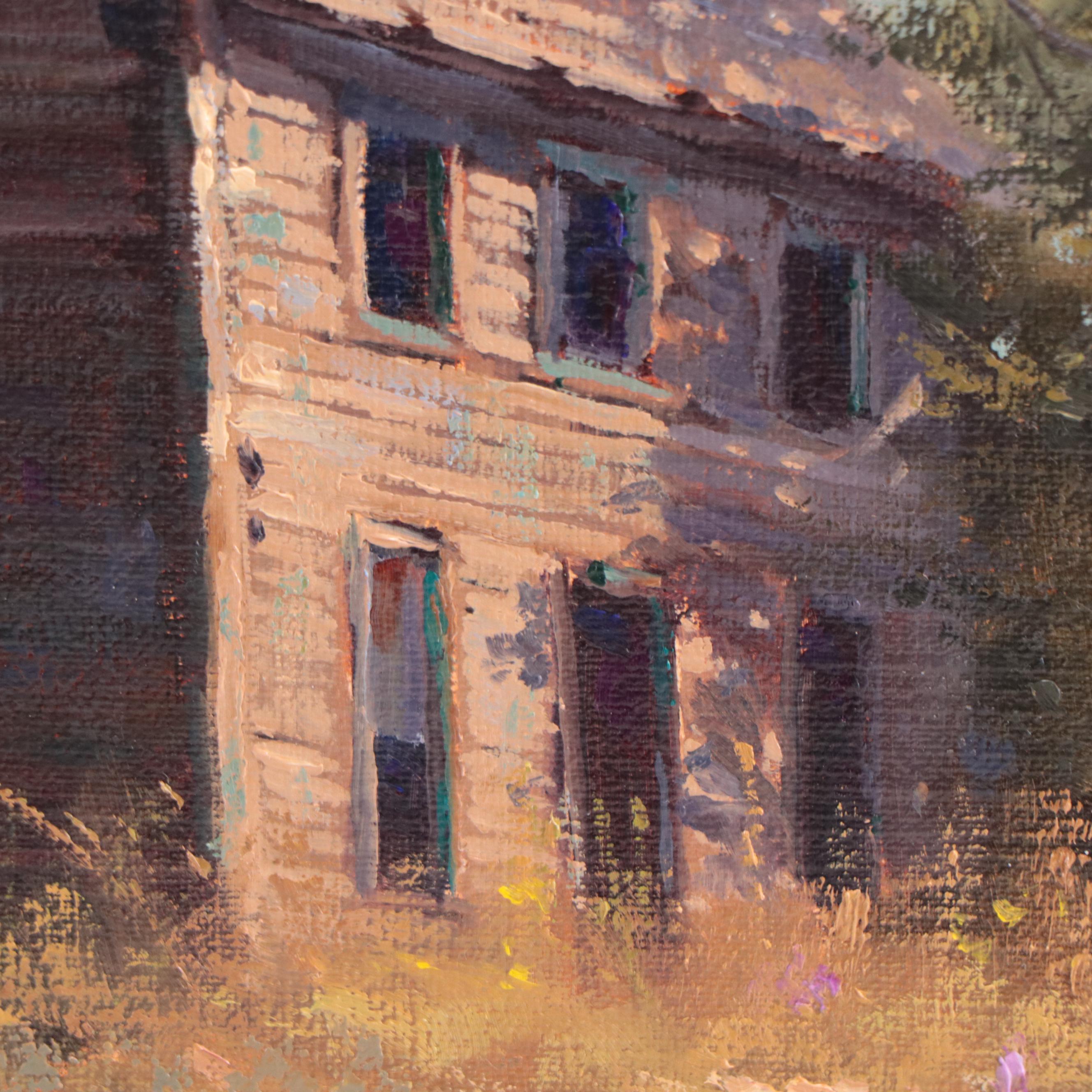 Kenny McKenna House Portrait Oil Painting