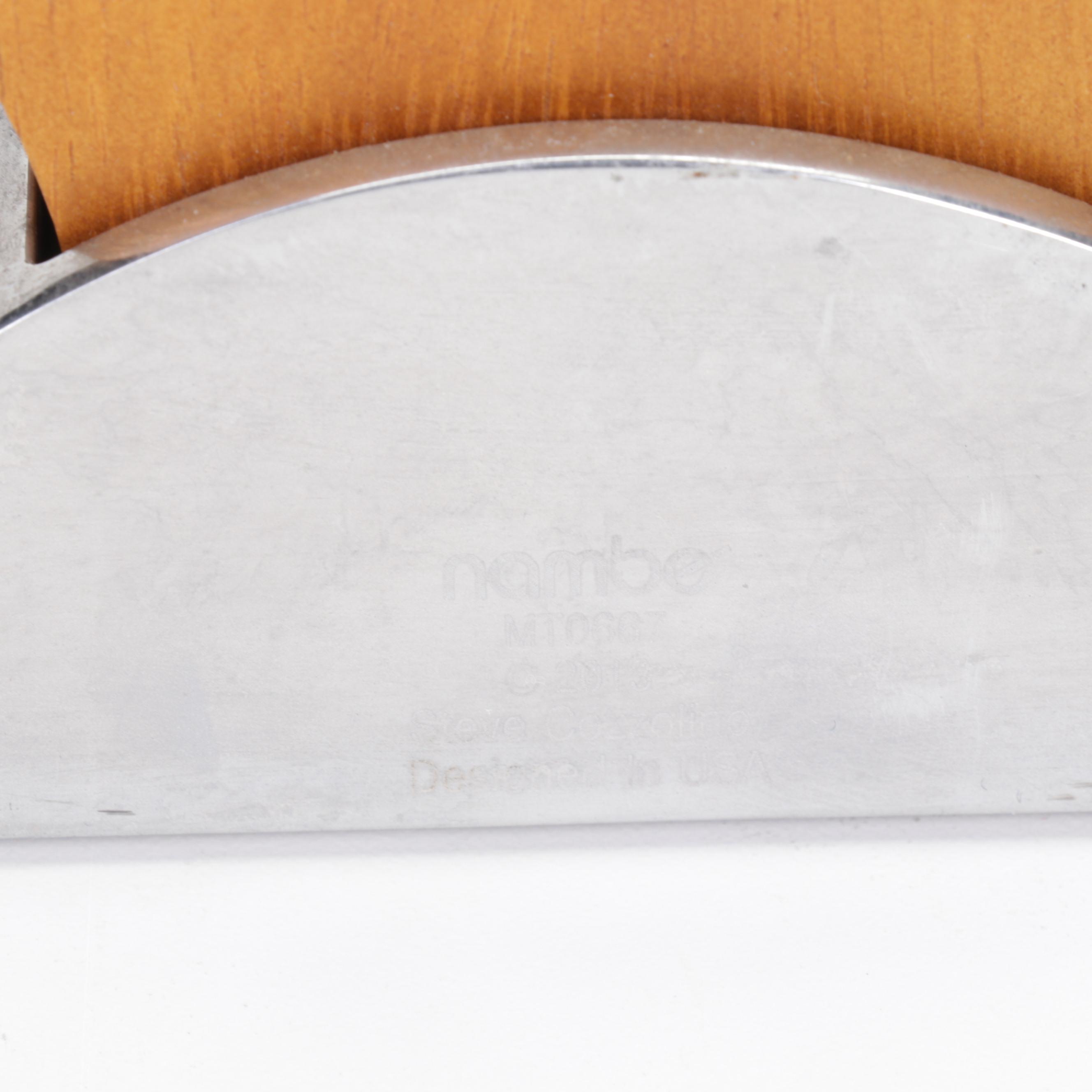 Nambé "Curvo" Four Bottle Tabletop Wine Rack