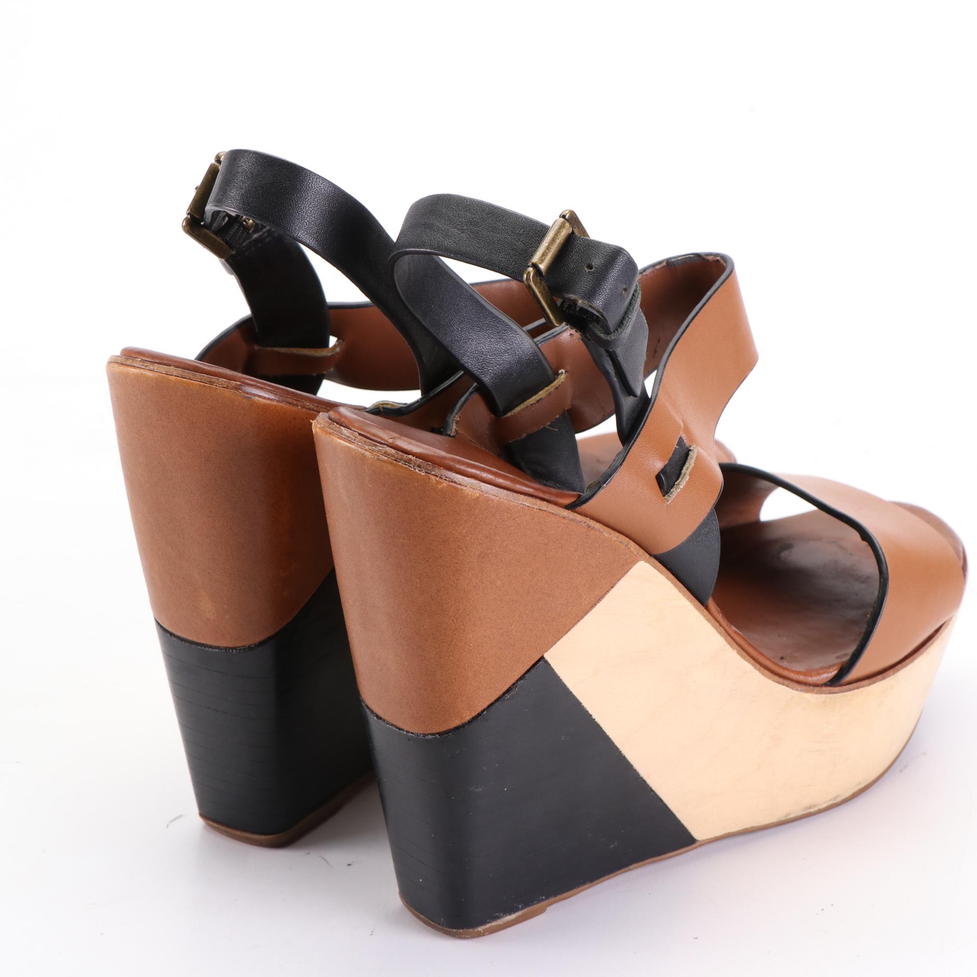 Tommy Bahama Flip-Flops with Aldo and Steve Madden Platform Wedges