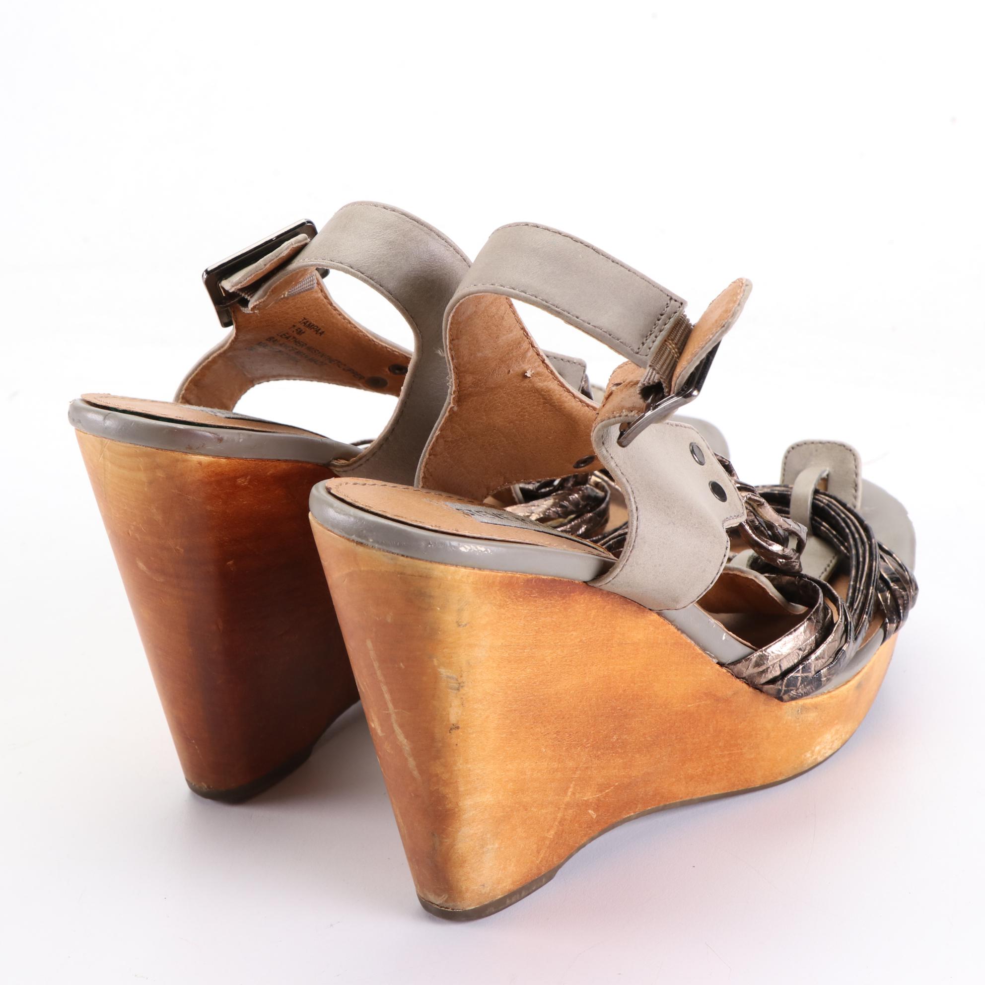 Tommy Bahama Flip-Flops with Aldo and Steve Madden Platform Wedges