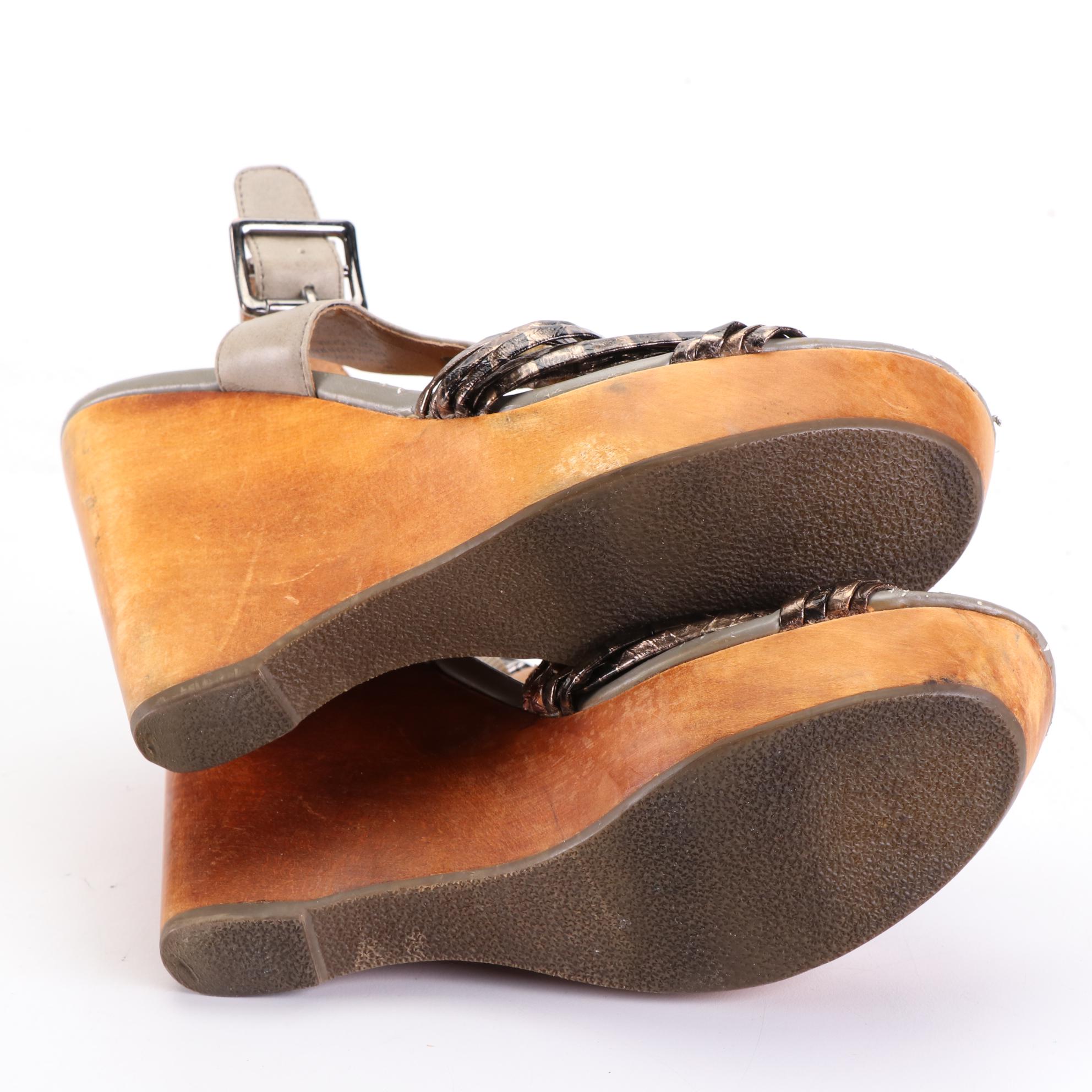 Tommy Bahama Flip-Flops with Aldo and Steve Madden Platform Wedges