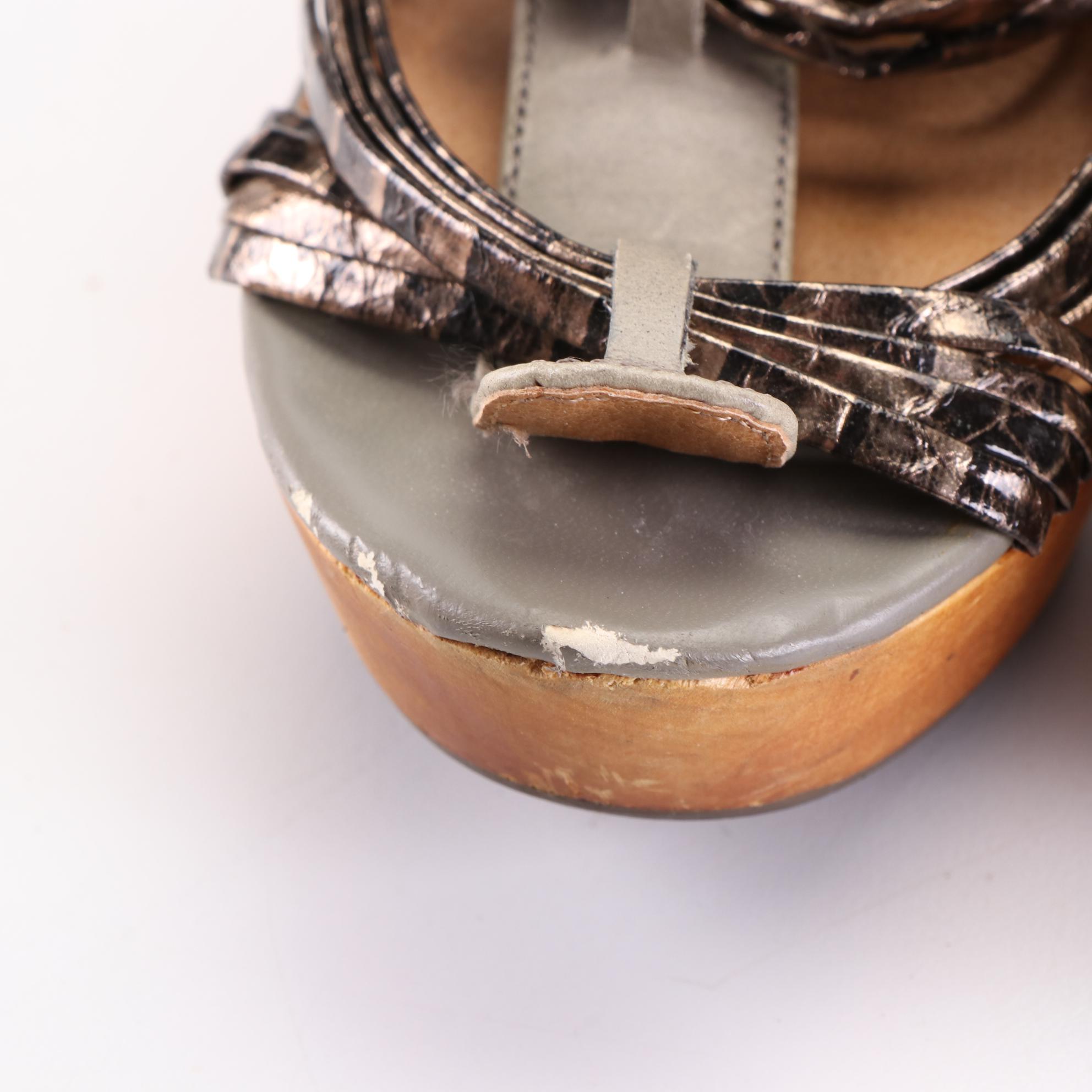 Tommy Bahama Flip-Flops with Aldo and Steve Madden Platform Wedges