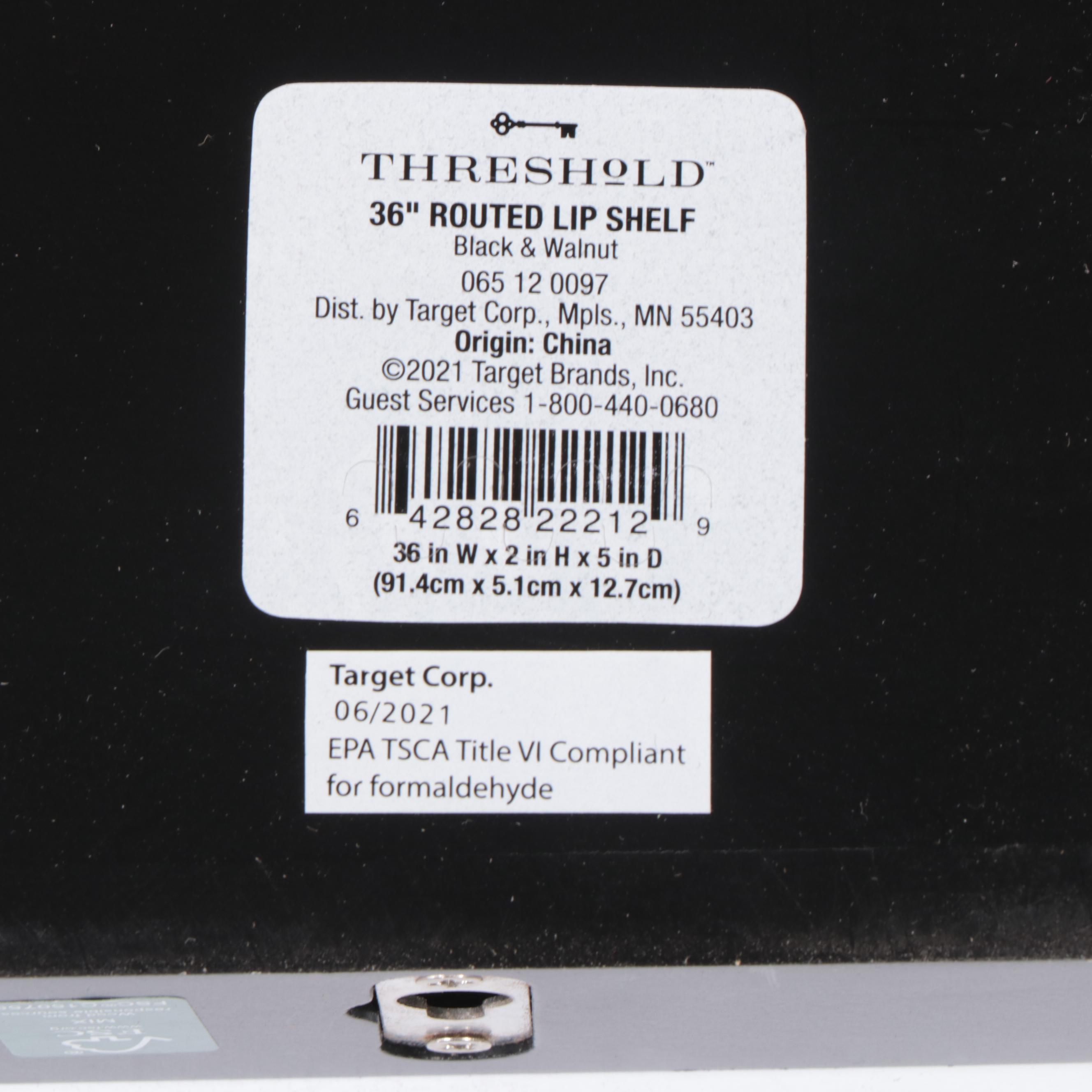 Four Threshold Routed Wood Wall Shelves