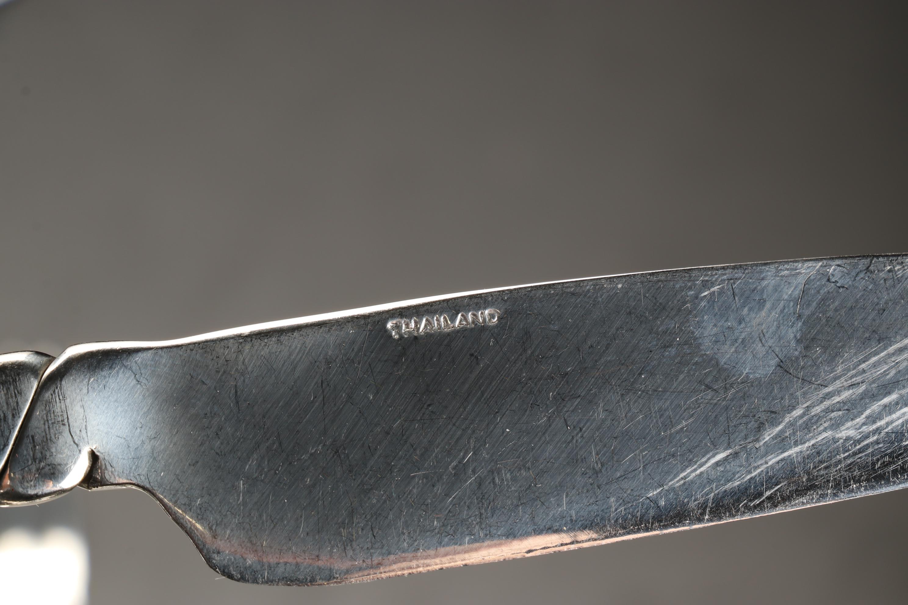 Twist Handled Stainless Steel  Flatware