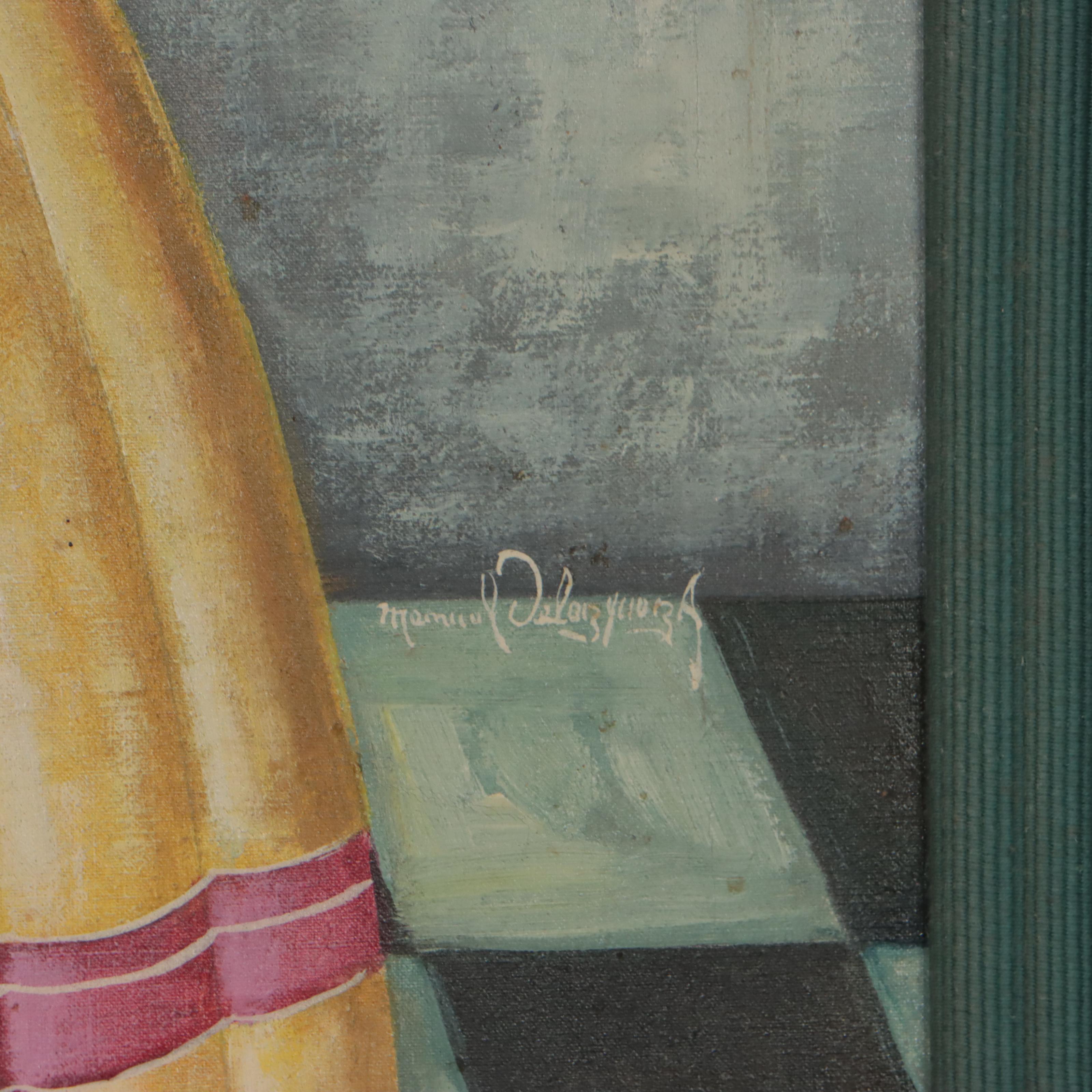 Manuel Velazquez Oil Painting of Children