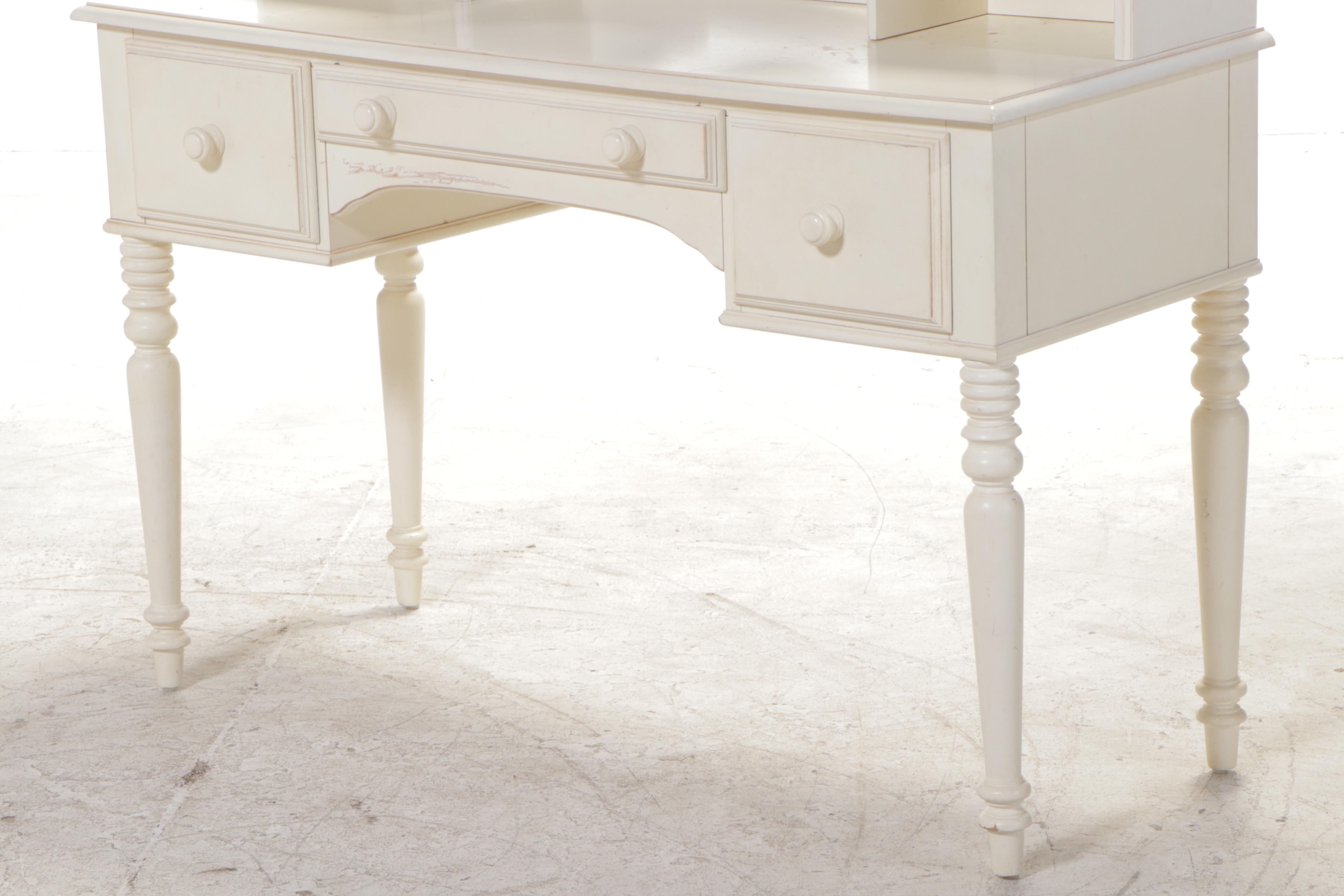 Ethan Allen "Chloe" Cream-Painted Vanity