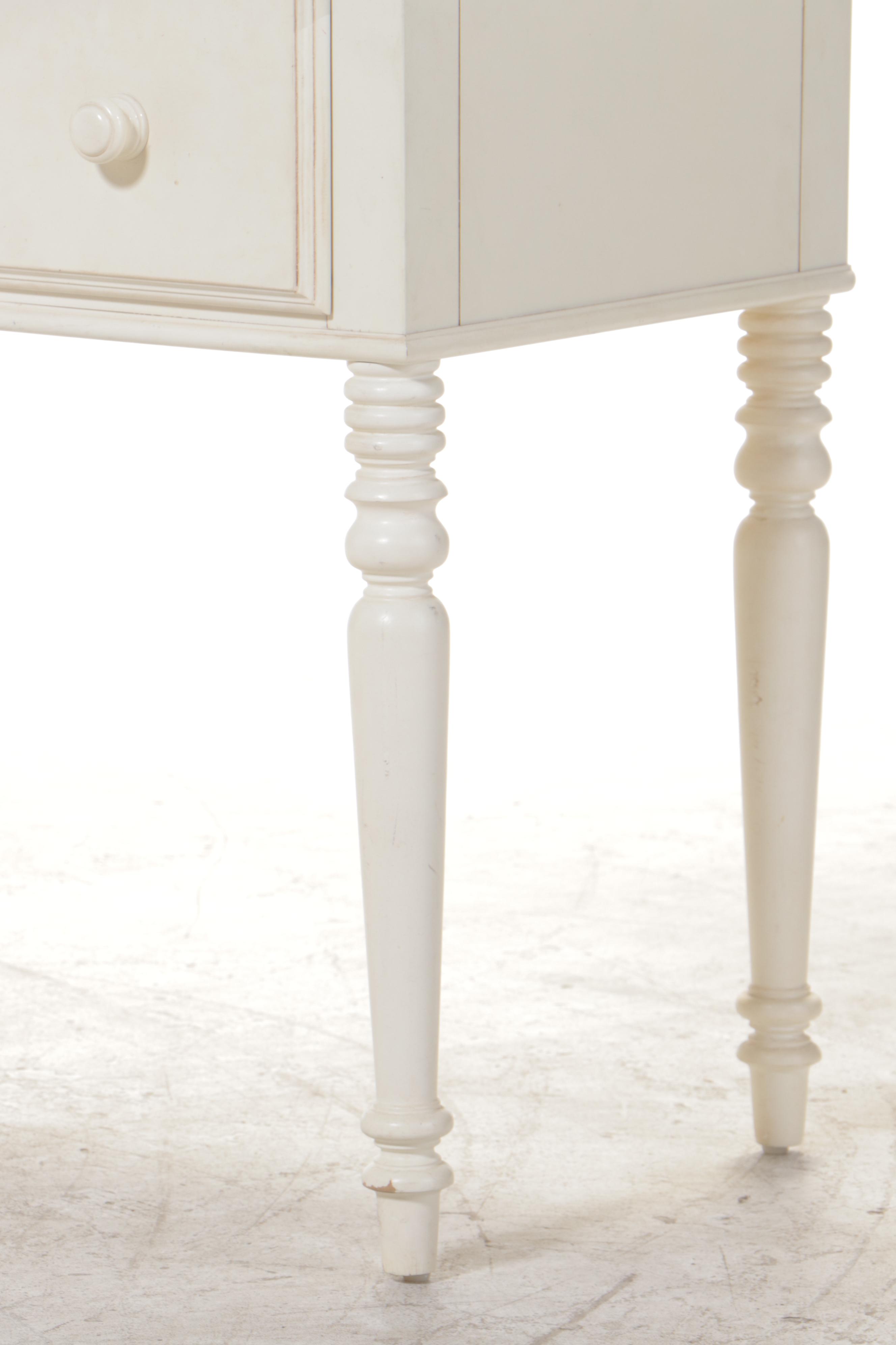 Ethan Allen "Chloe" Cream-Painted Vanity