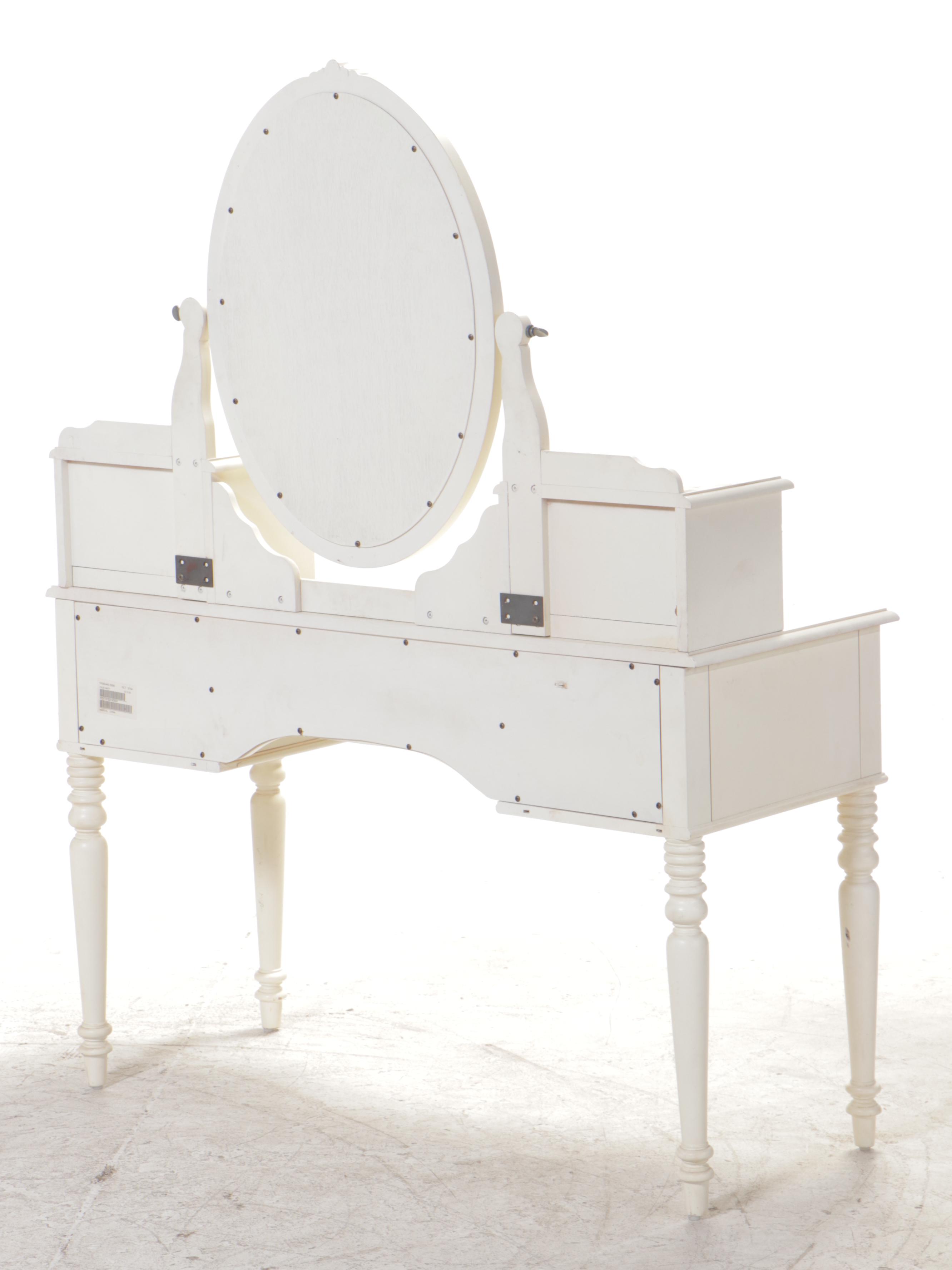 Ethan Allen "Chloe" Cream-Painted Vanity