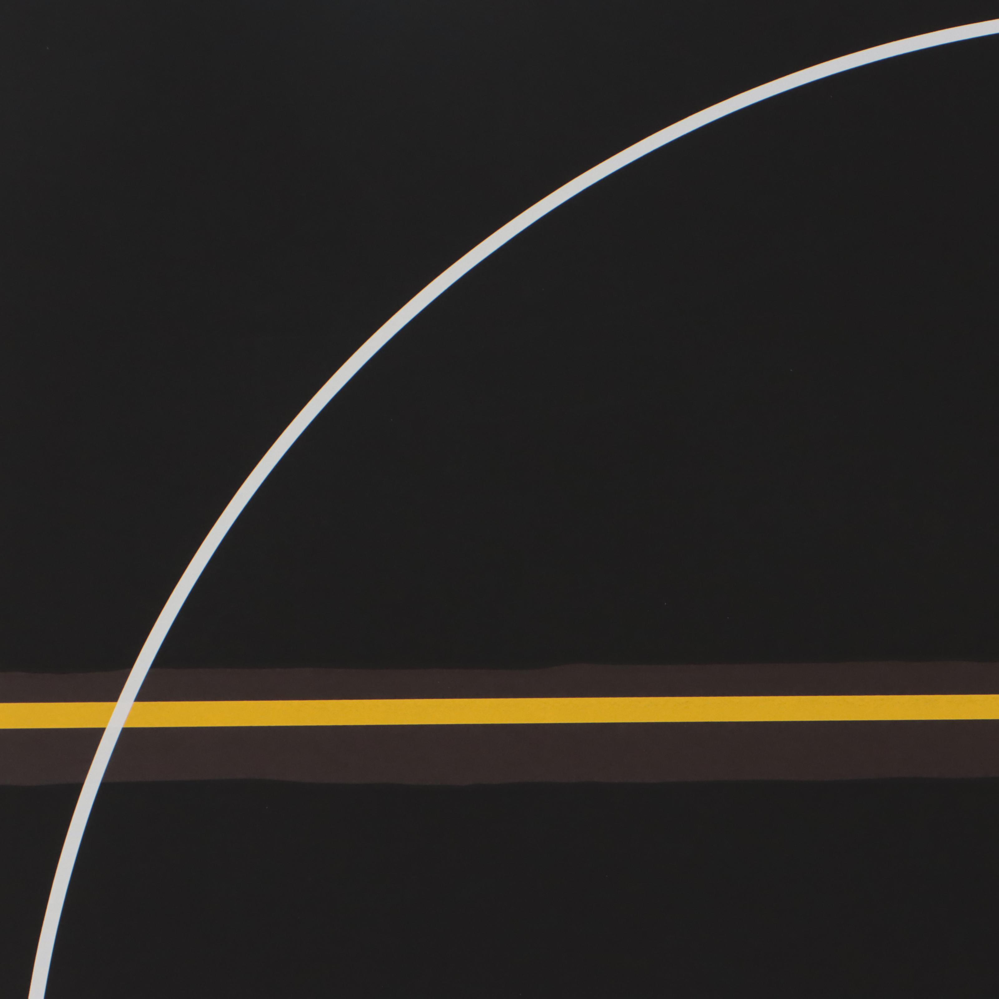 Thomas Whelan Benton Serigraph "Rainbow Mountain," 1981