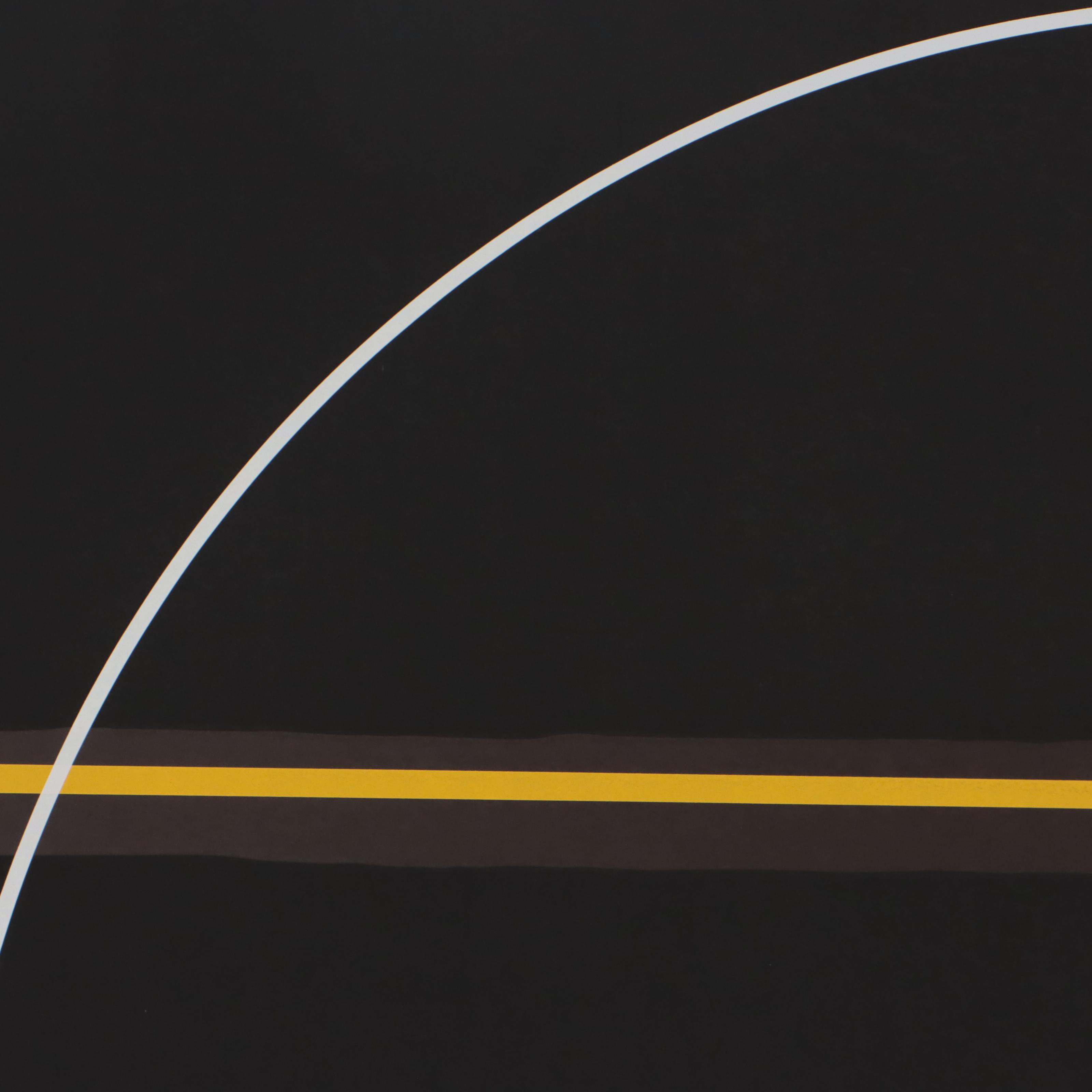 Thomas Whelan Benton Serigraph "Rainbow Mountain," 1981