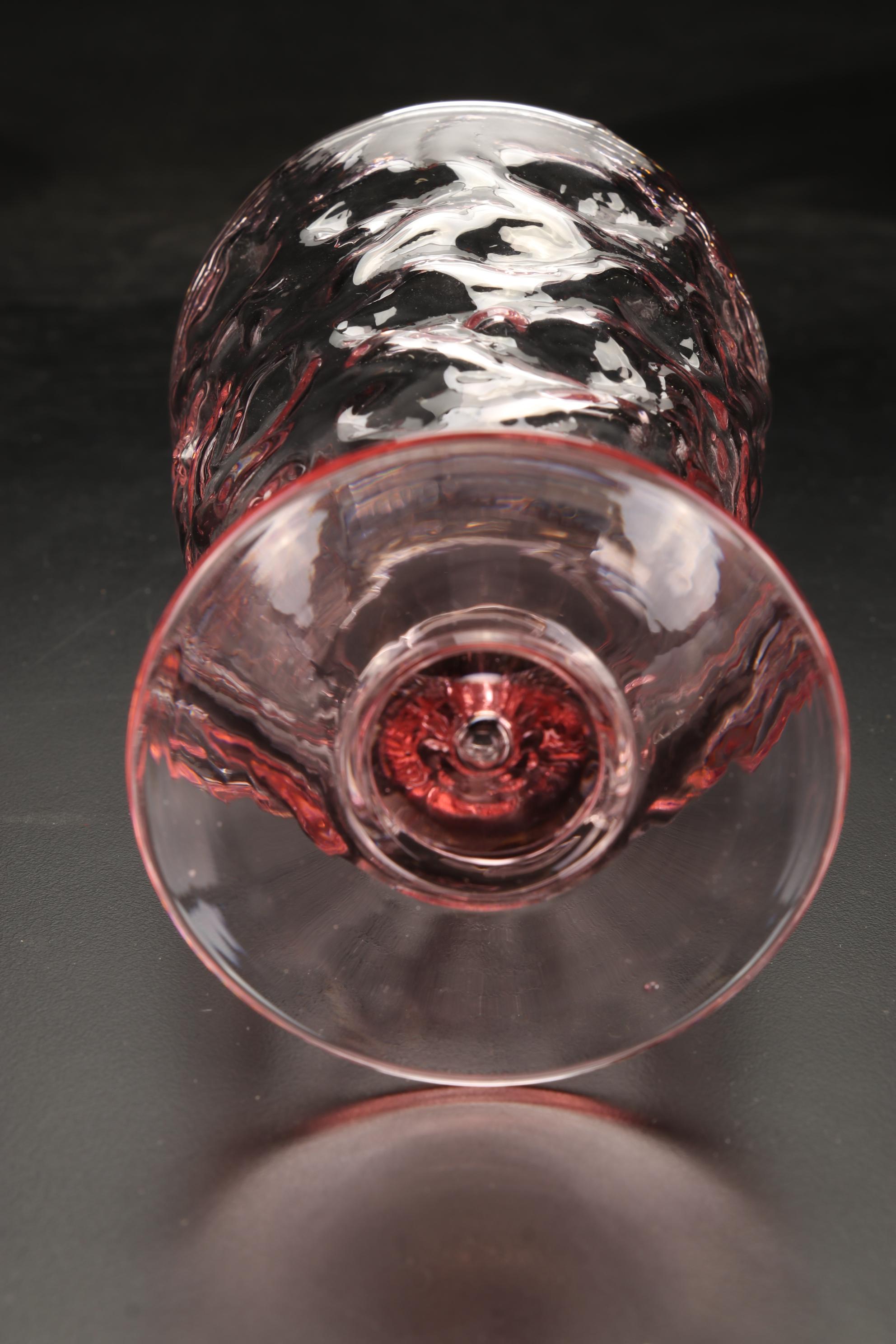 Bryce "El Rancho" Pink Goblets, Pitcher and Tableware, 1955-1966