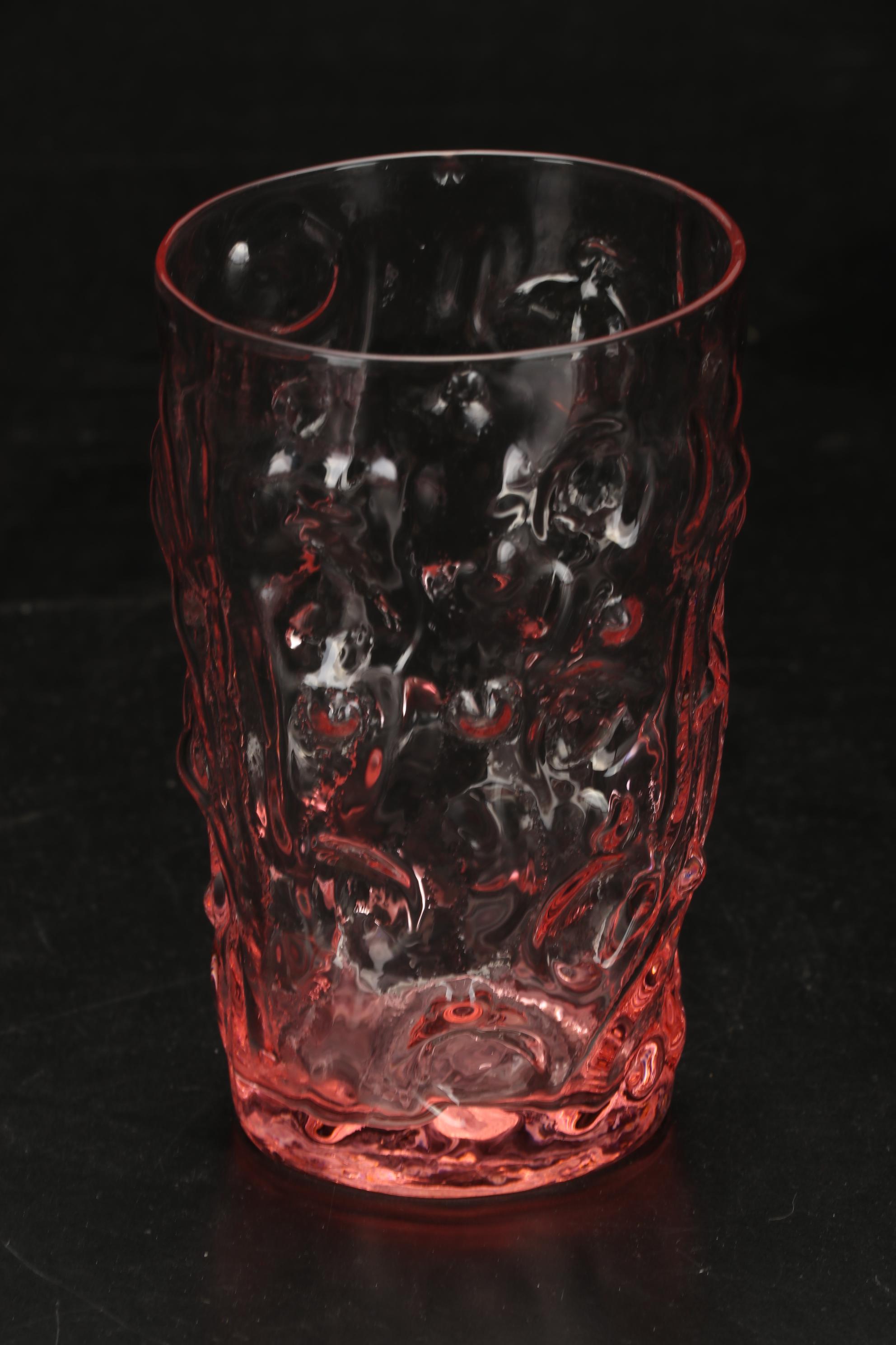 Bryce "El Rancho" Pink Goblets, Pitcher and Tableware, 1955-1966