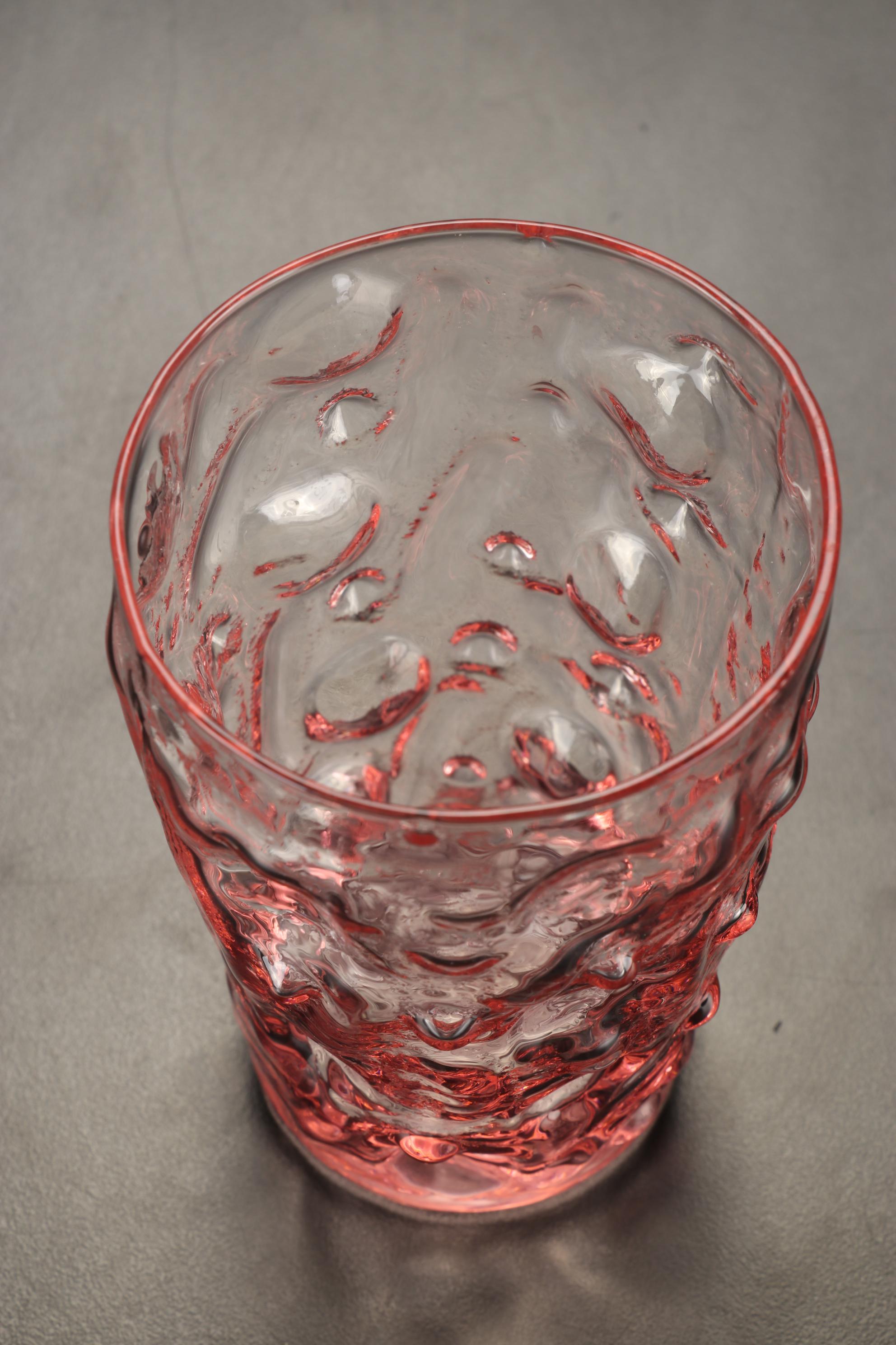 Bryce "El Rancho" Pink Goblets, Pitcher and Tableware, 1955-1966