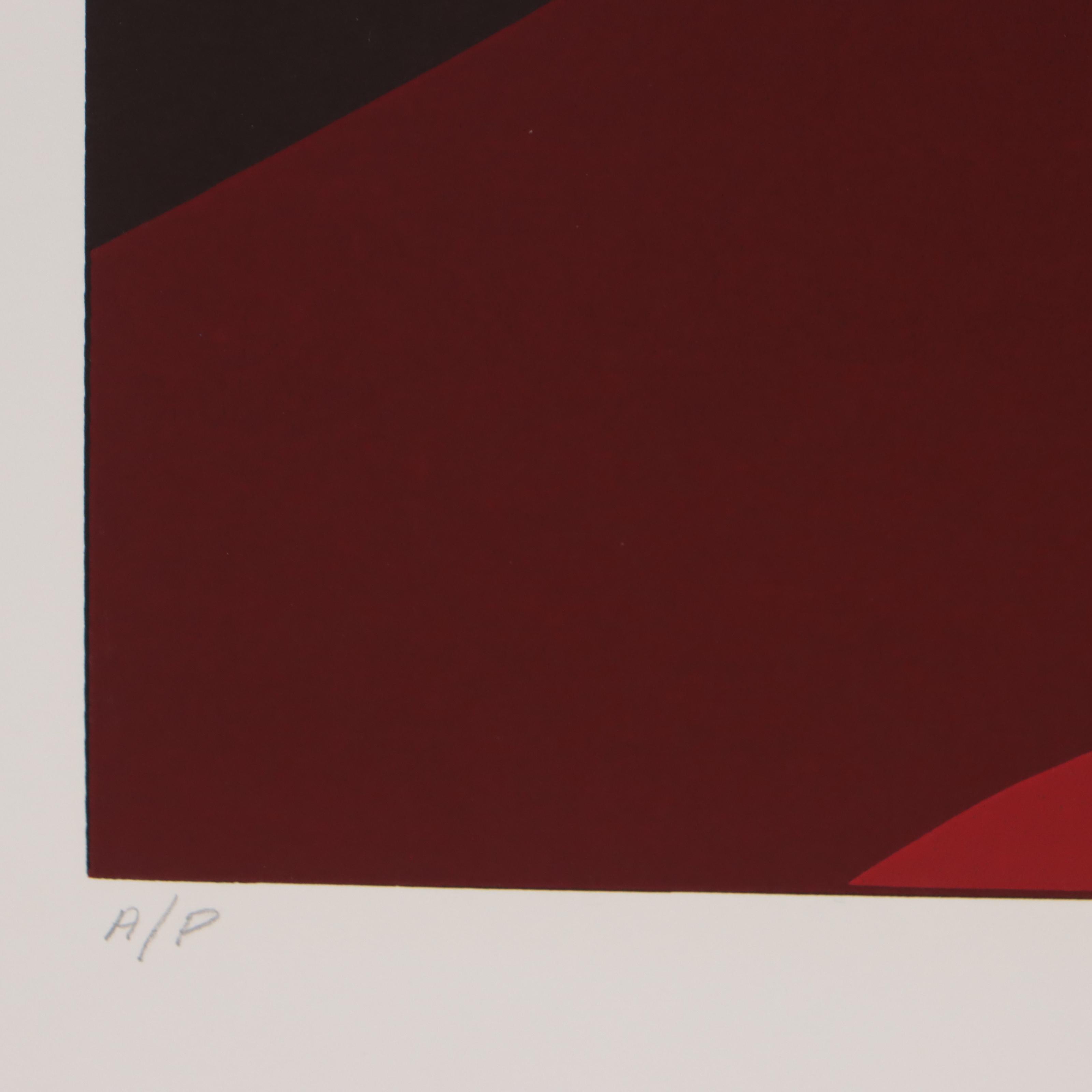 Thomas Whelan Benton Serigraph "Golden Eagle," 1979