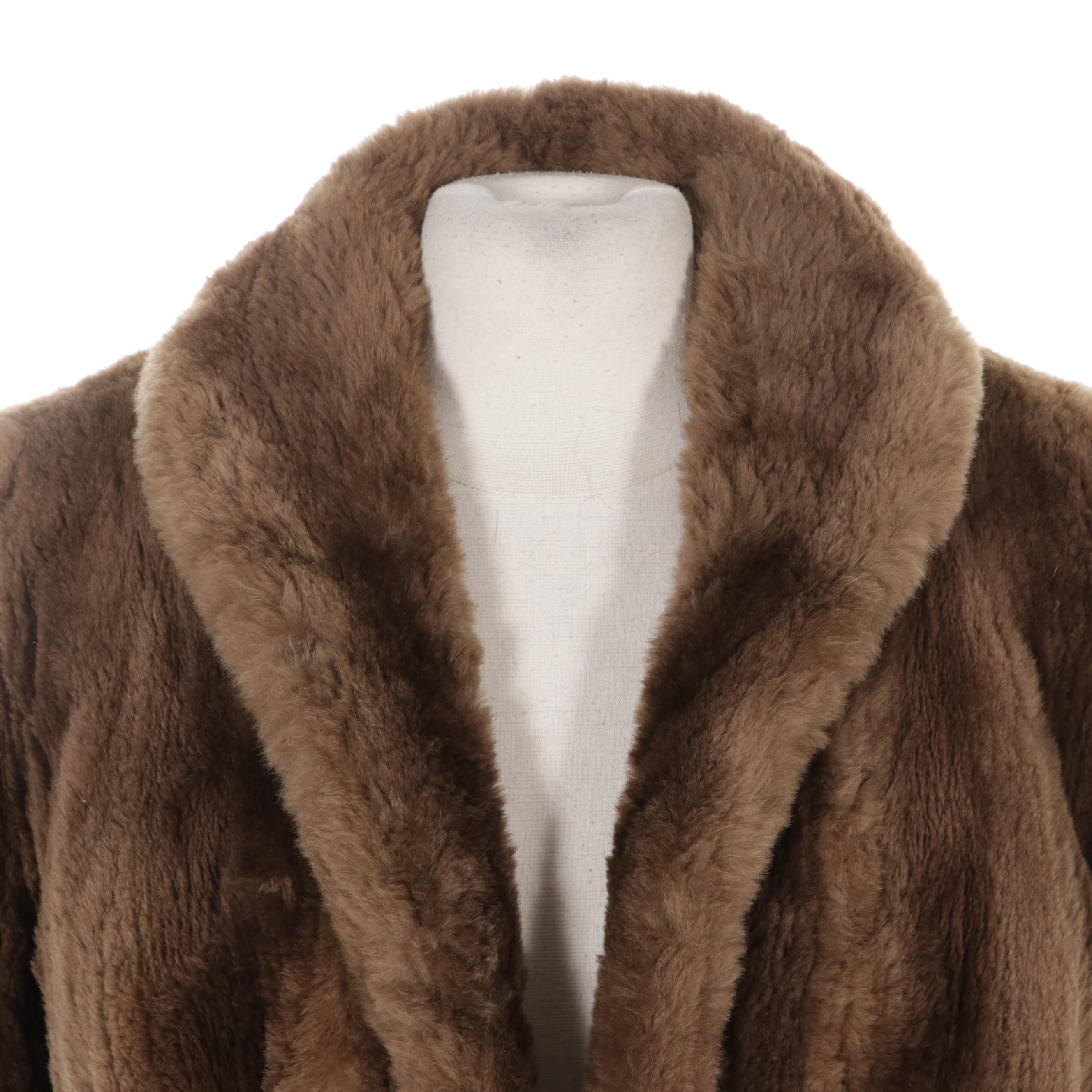 Sheared Beaver Fur Jacket, Mid to Late 20th Century