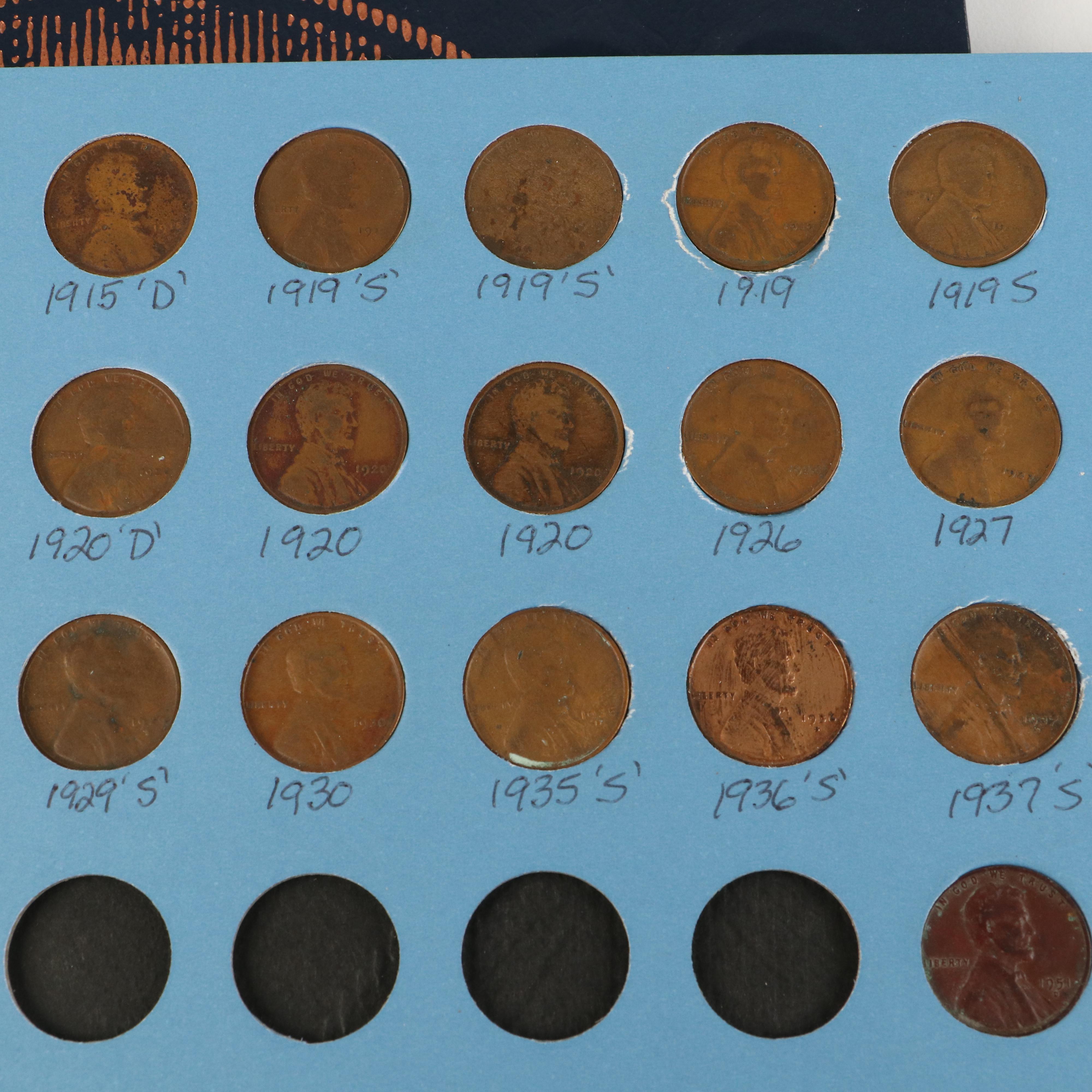 Collection of Over 550 Wheat Cents and More