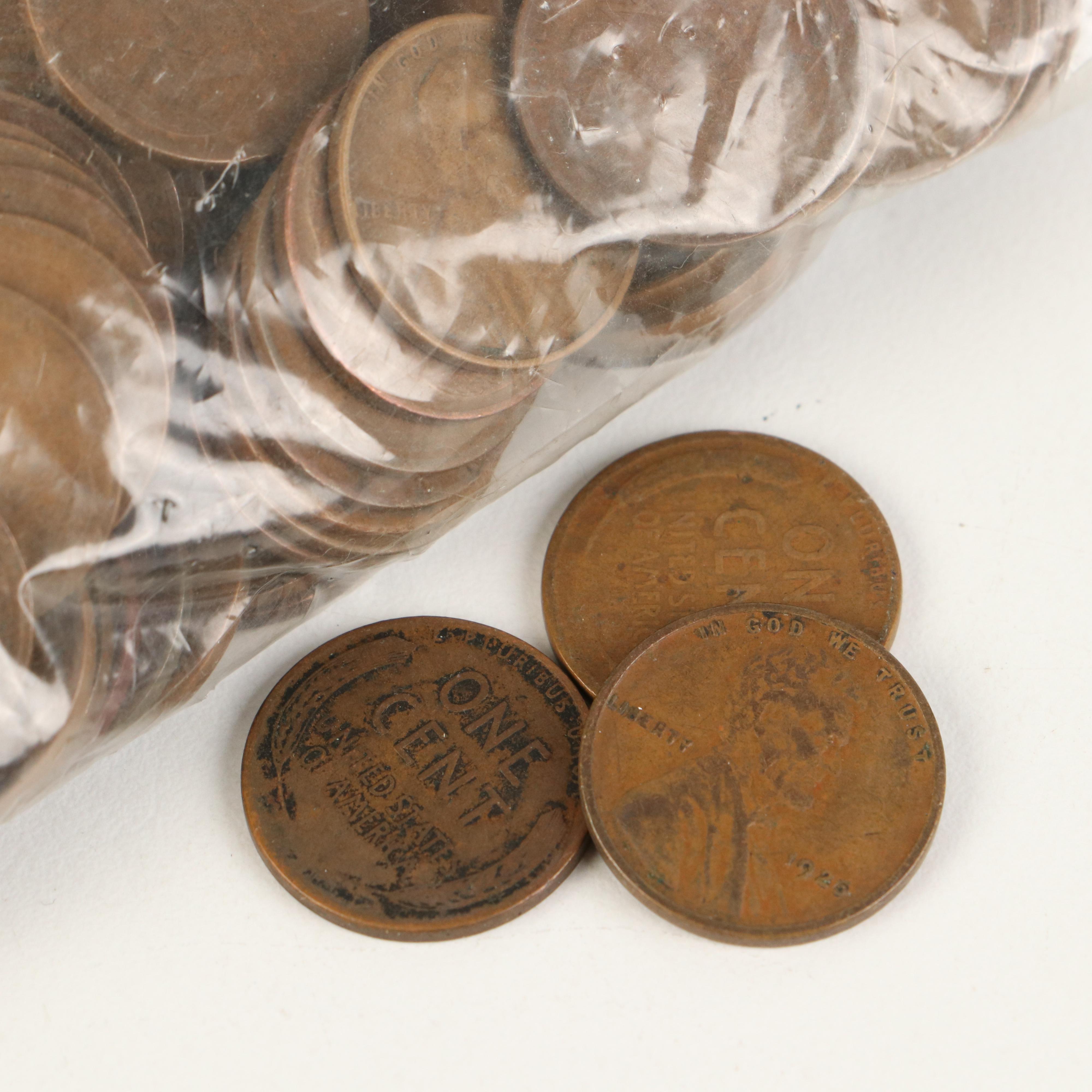 Collection of Over 550 Wheat Cents and More